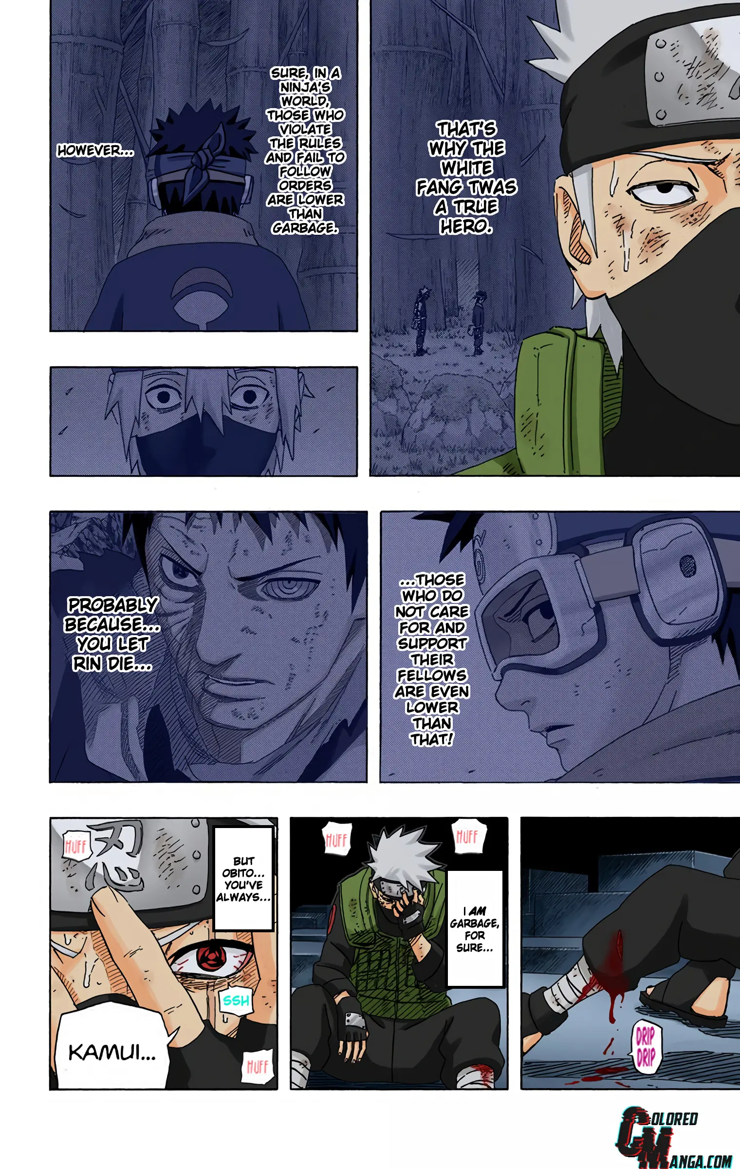 Naruto Colored Manga Online, chapter 608, page 8