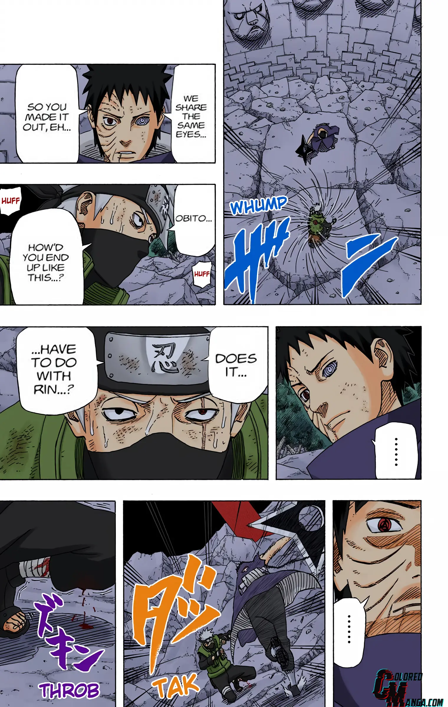 Naruto Colored Manga Online, chapter 608, page 11