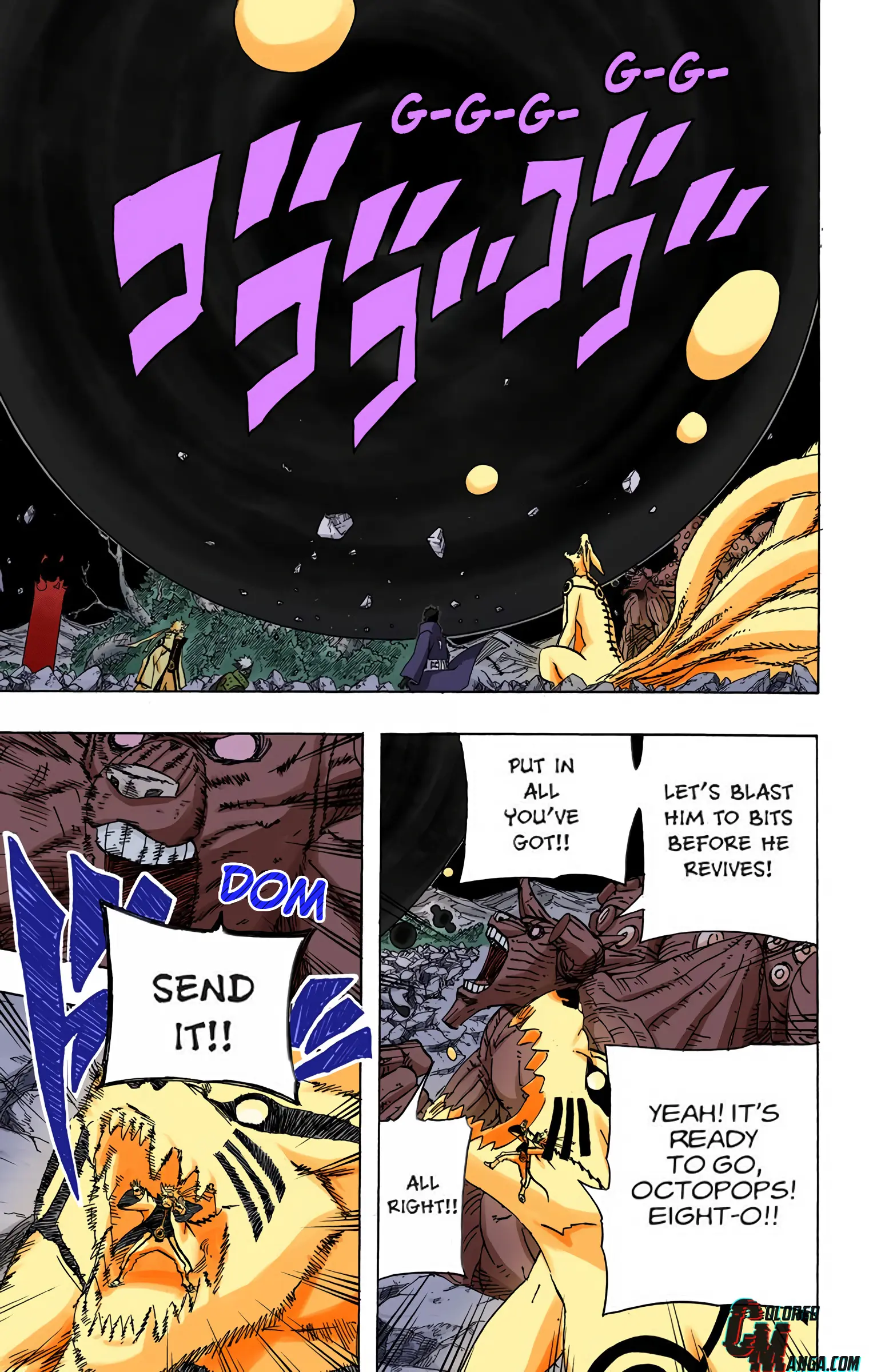 Naruto Colored Manga Online, chapter 609, page 13