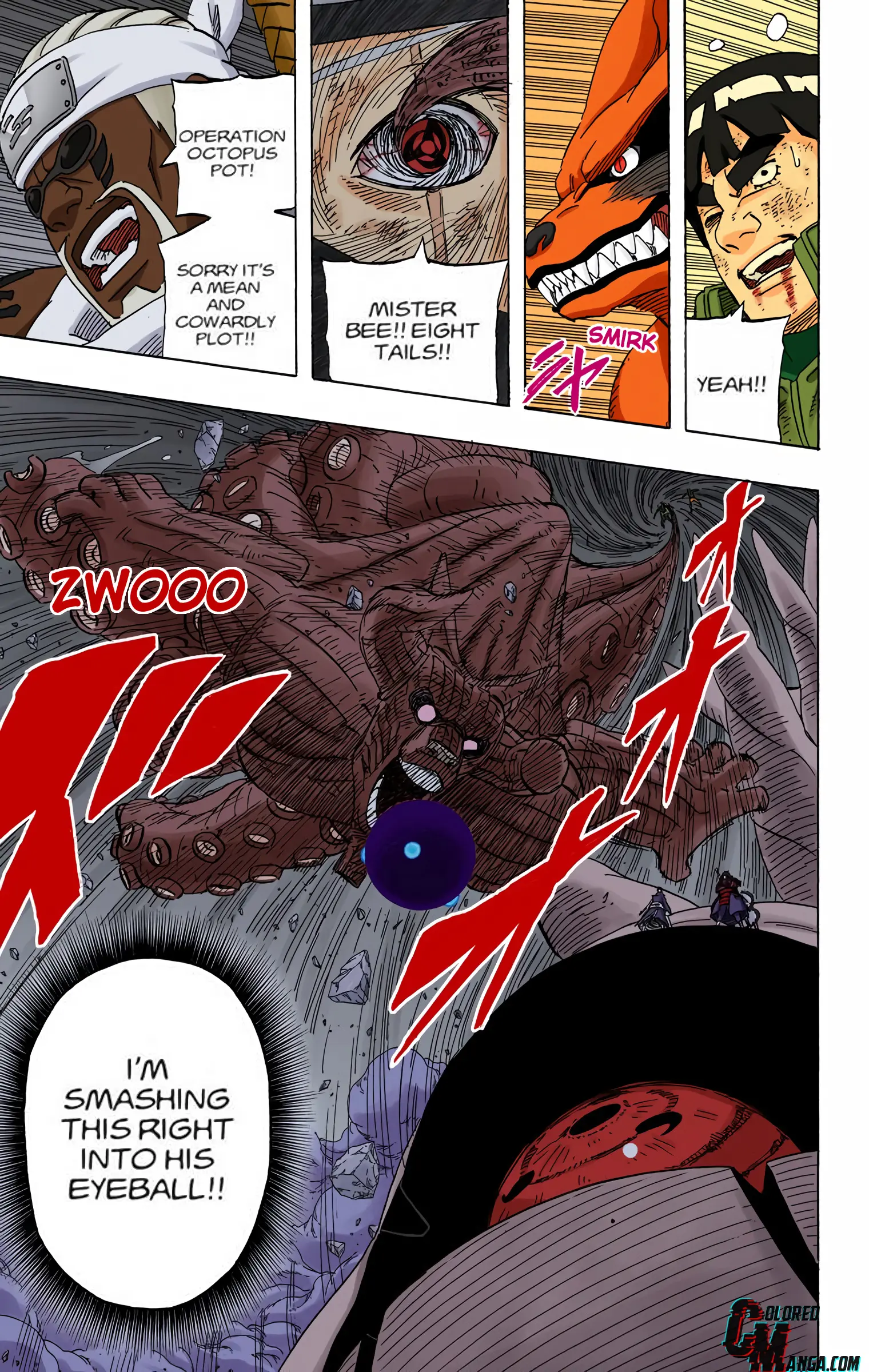 Naruto Colored Manga Online, chapter 610, page 14