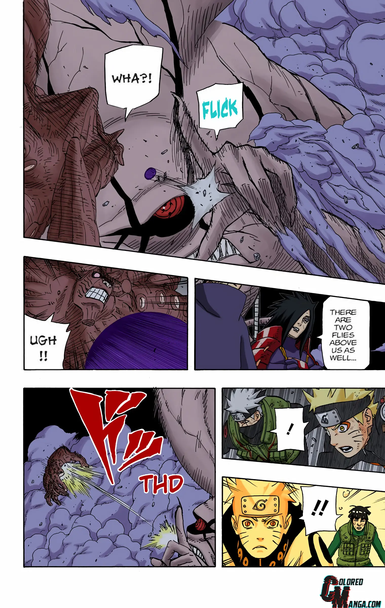 Naruto Colored Manga Online, chapter 611, page 2