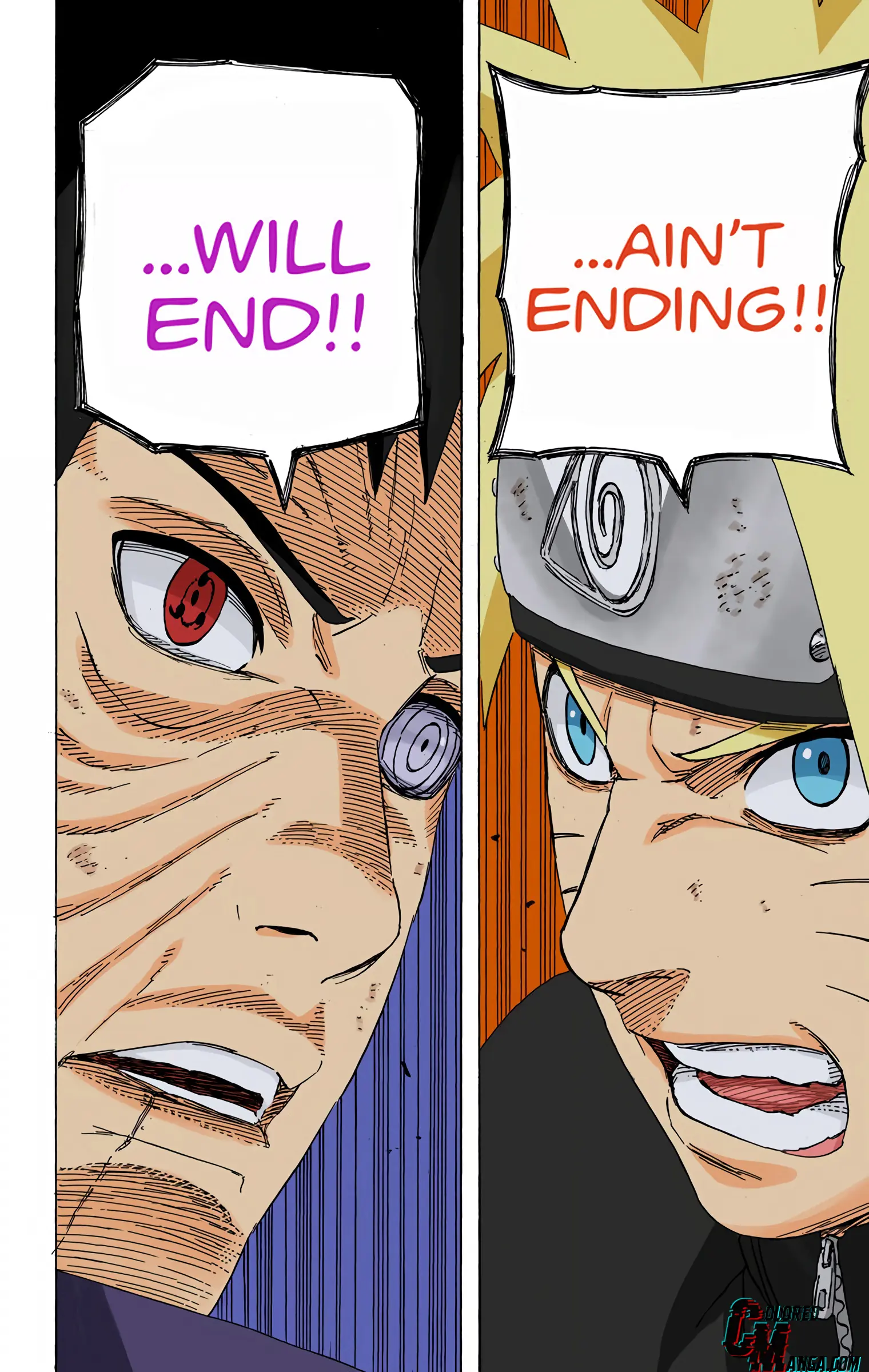 Naruto Colored Manga Online, chapter 612, page 4