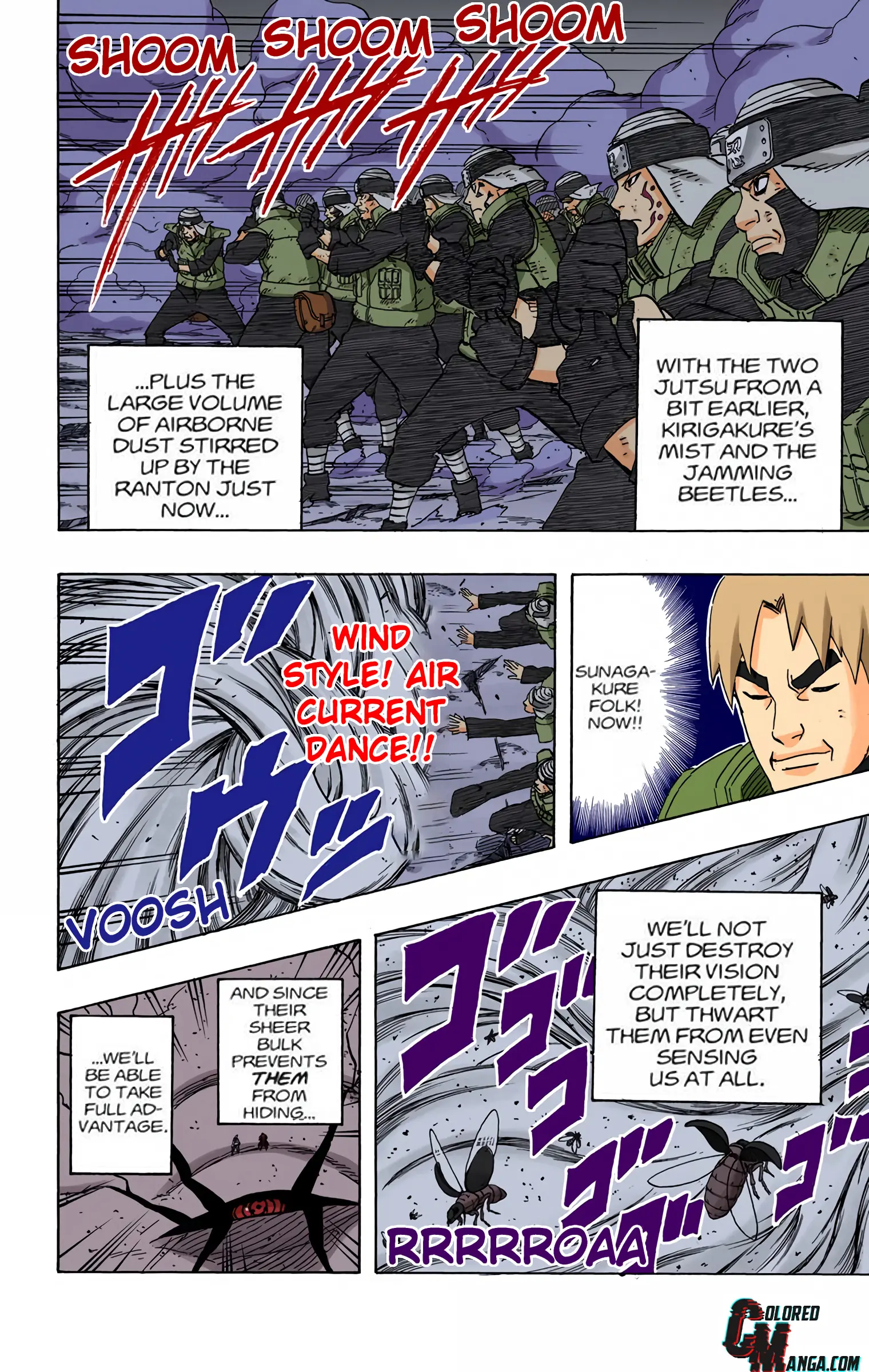 Naruto Colored Manga Online, chapter 612, page 8