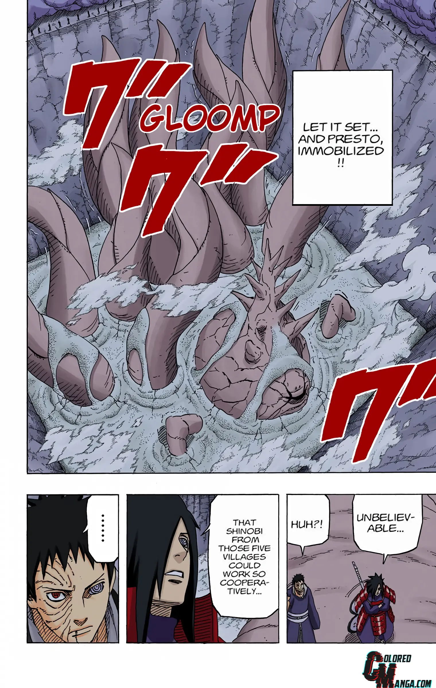 Naruto Colored Manga Online, chapter 612, page 14