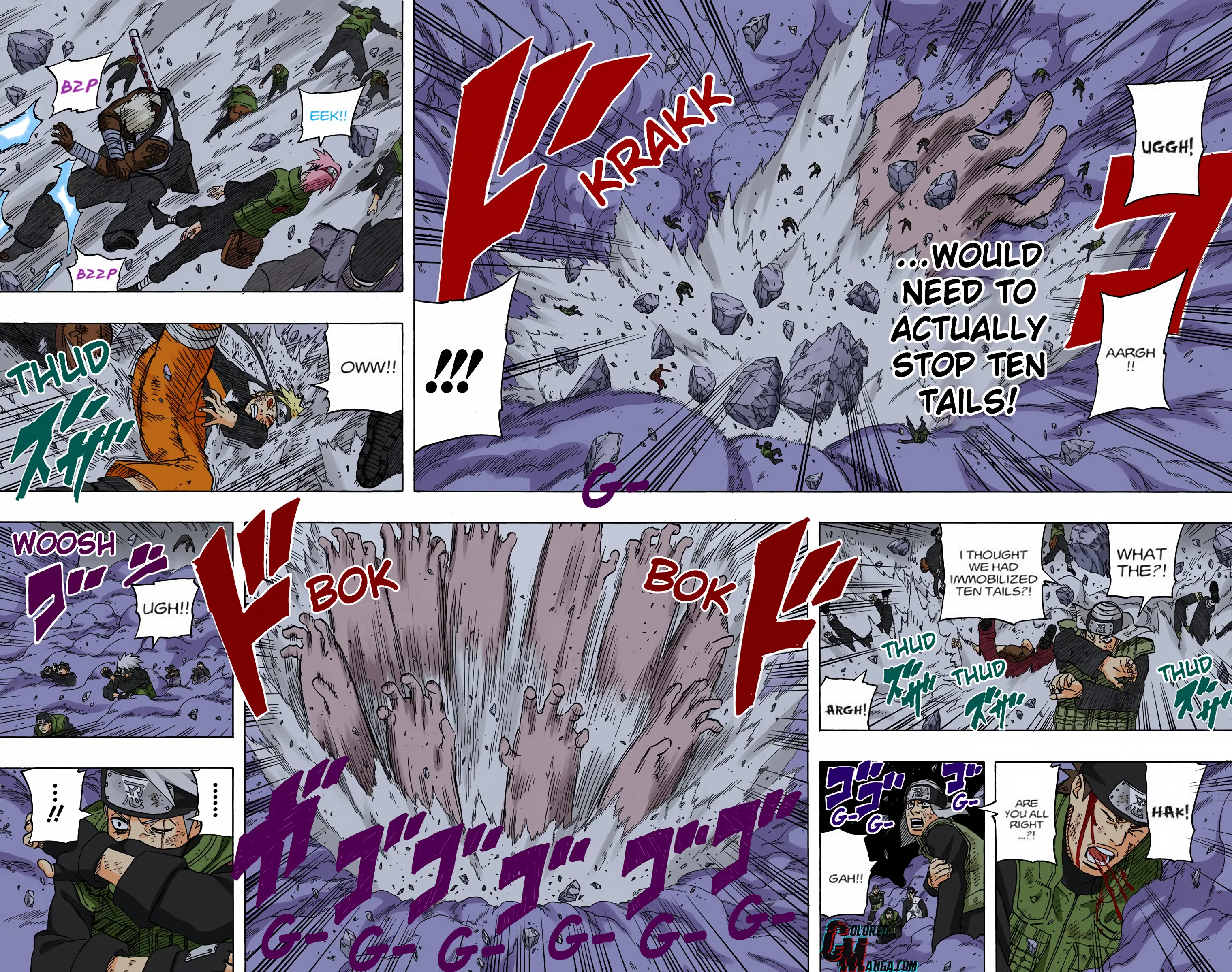 Naruto Colored Manga Online, chapter 613, page 2