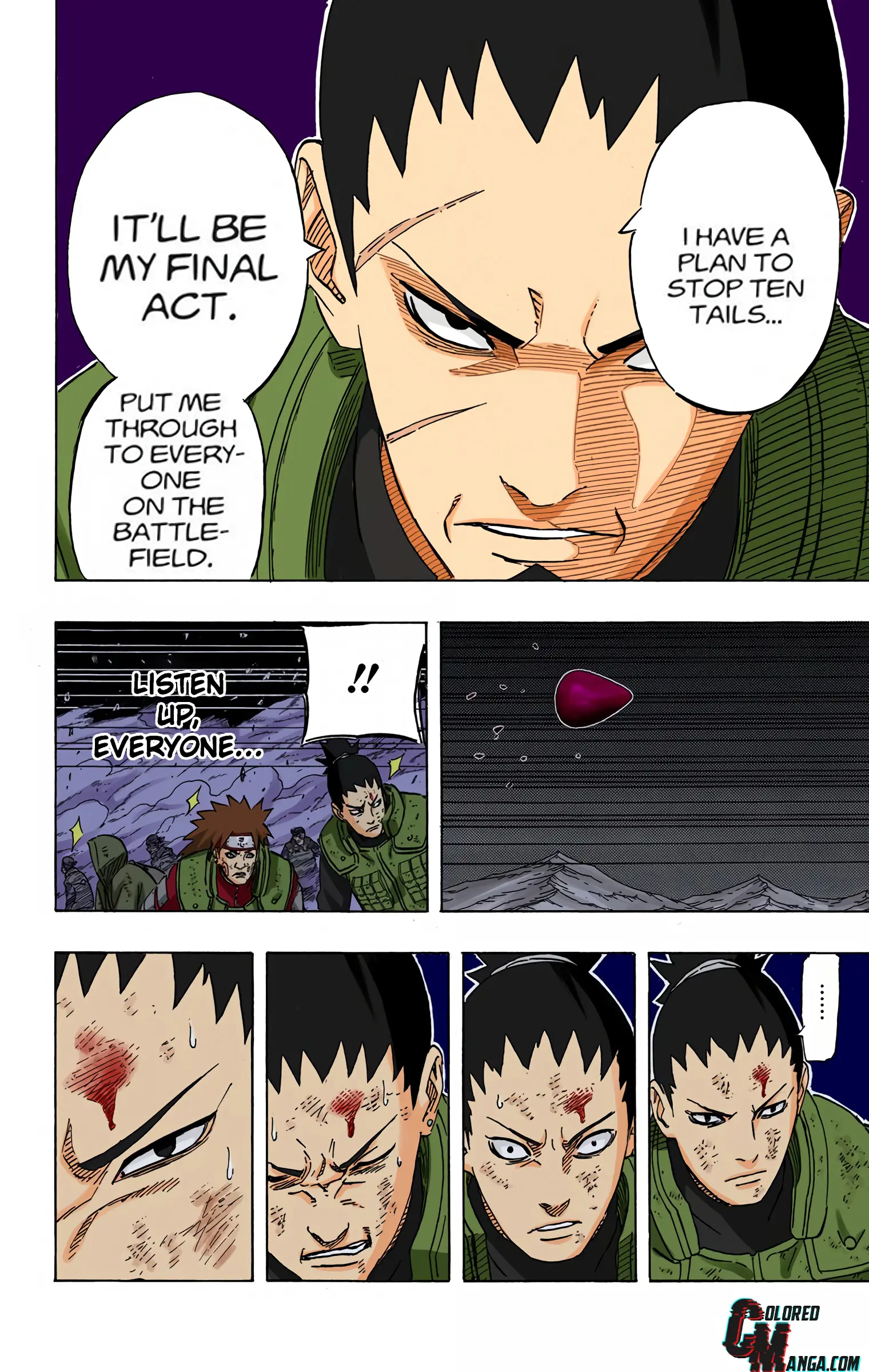 Naruto Colored Manga Online, chapter 613, page 13