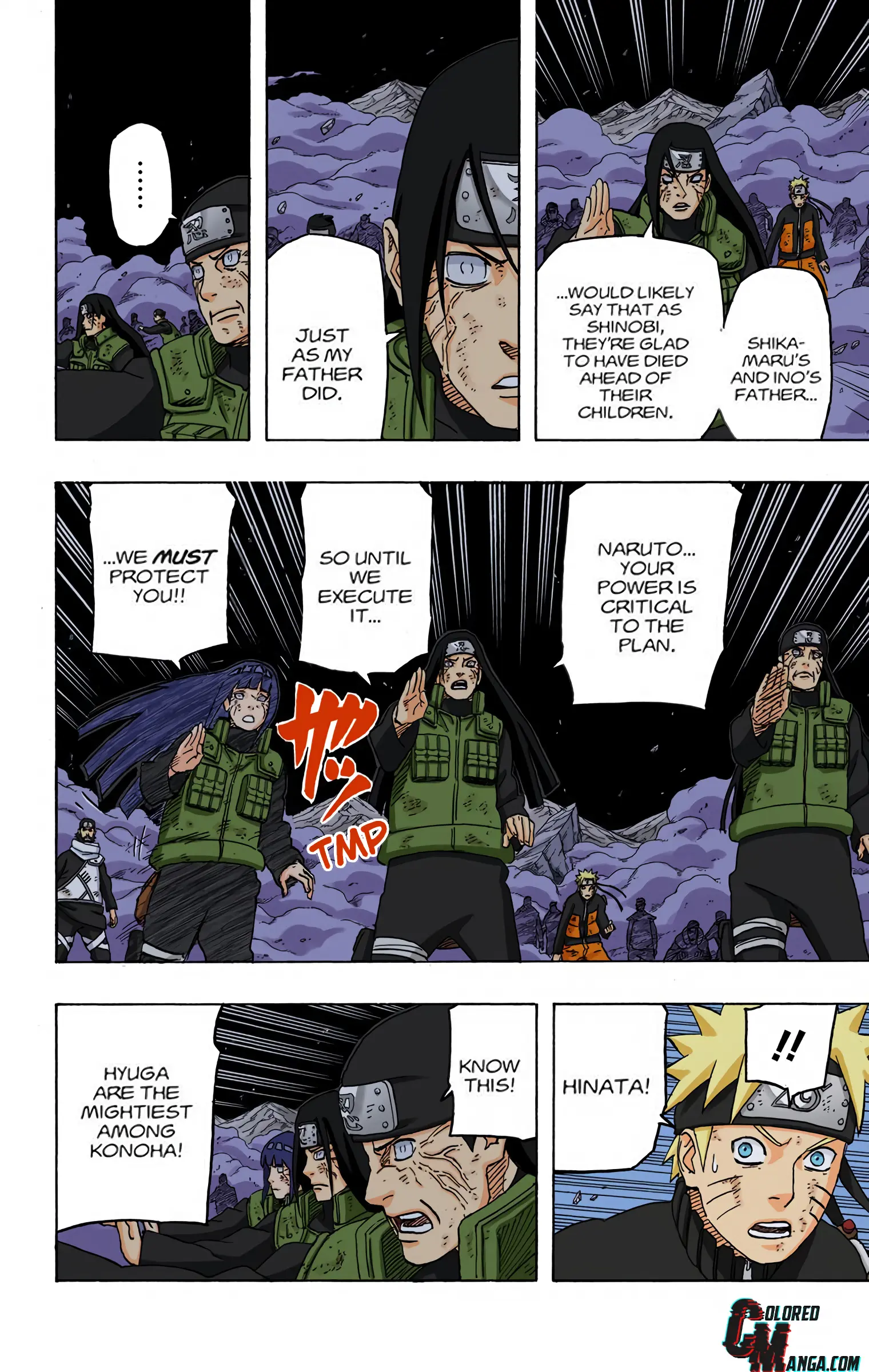 Naruto Colored Manga Online, chapter 614, page 4