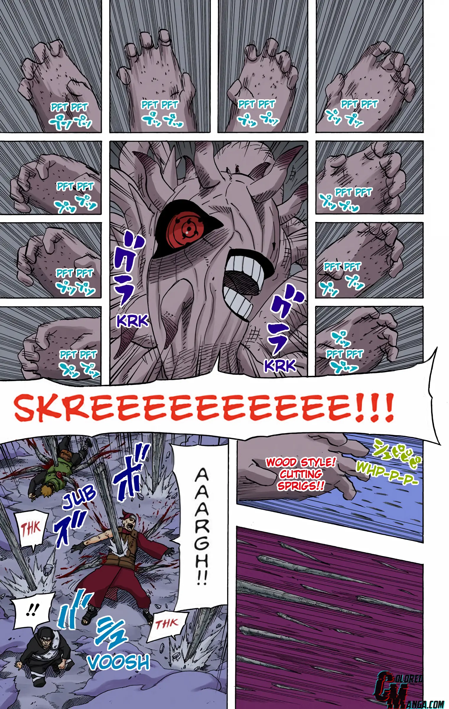 Naruto Colored Manga Online, chapter 614, page 7