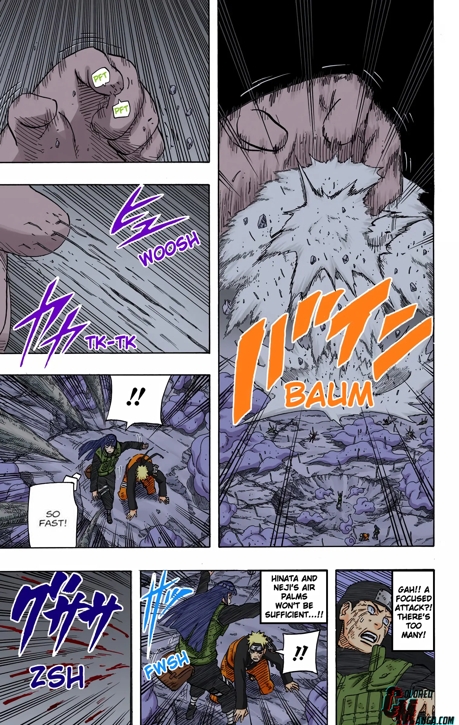 Naruto Colored Manga Online, chapter 614, page 11