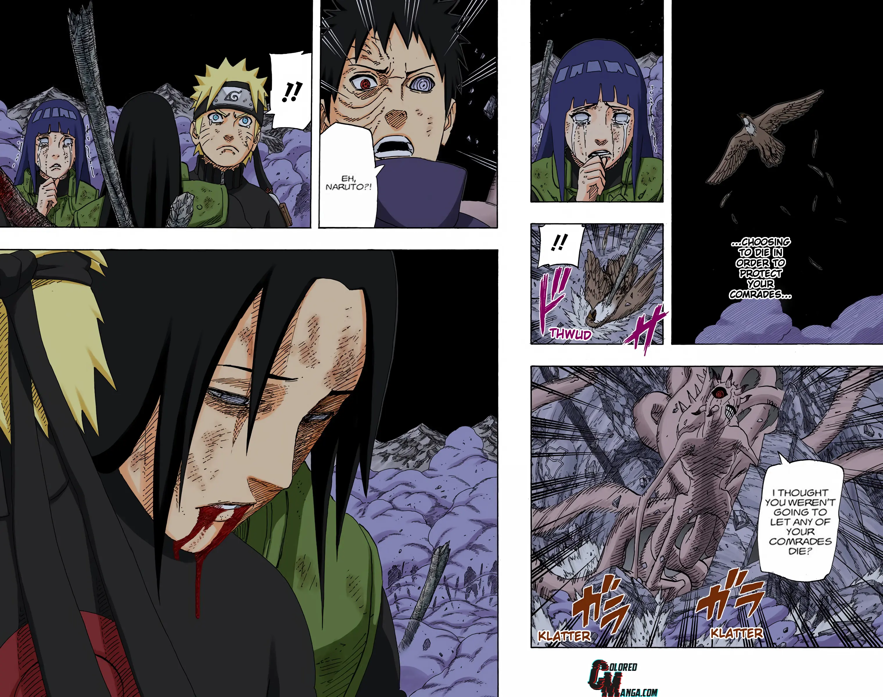 Naruto Colored Manga Online, chapter 614, page 16