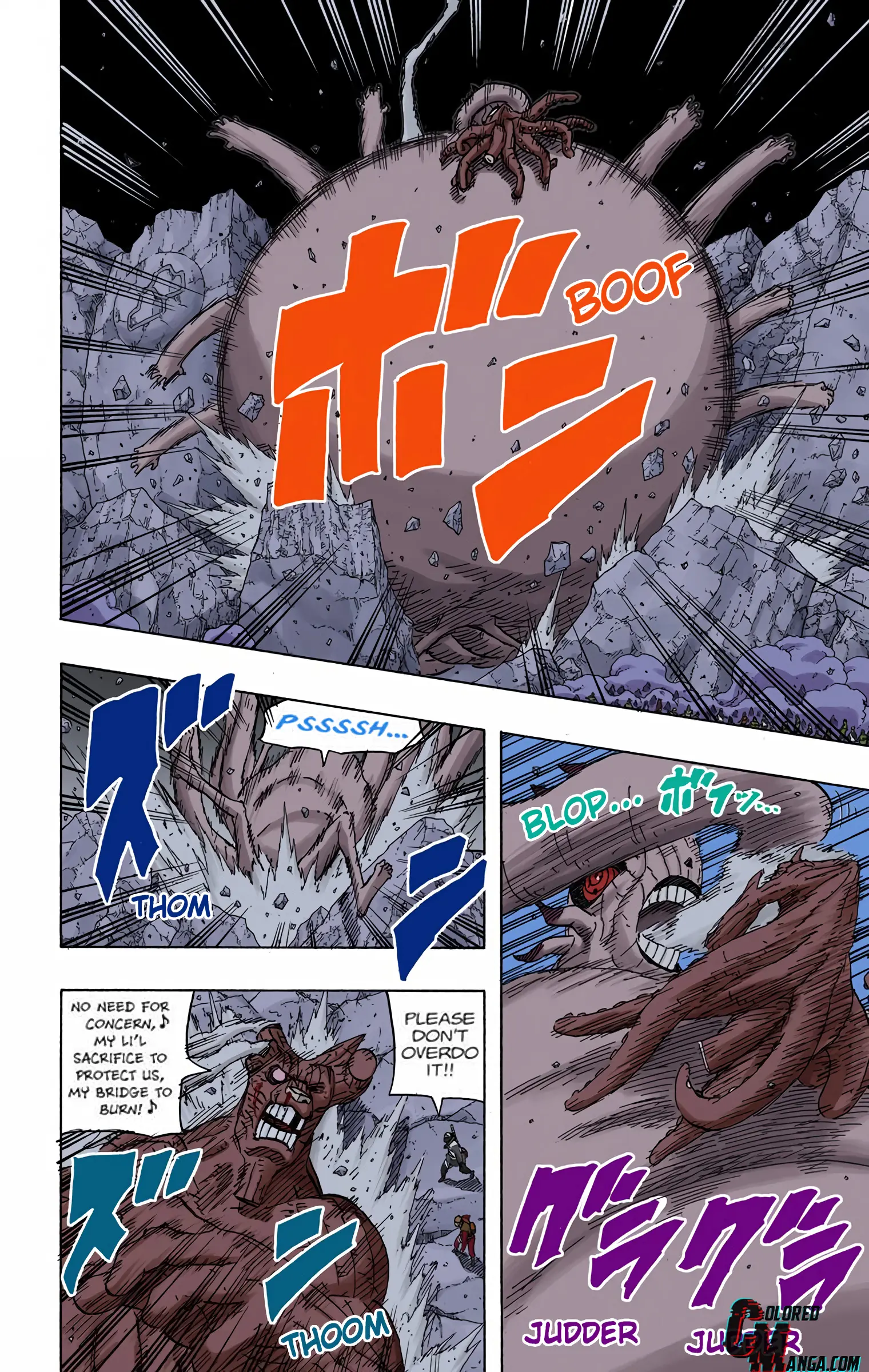 Naruto Colored Manga Online, chapter 615, page 13