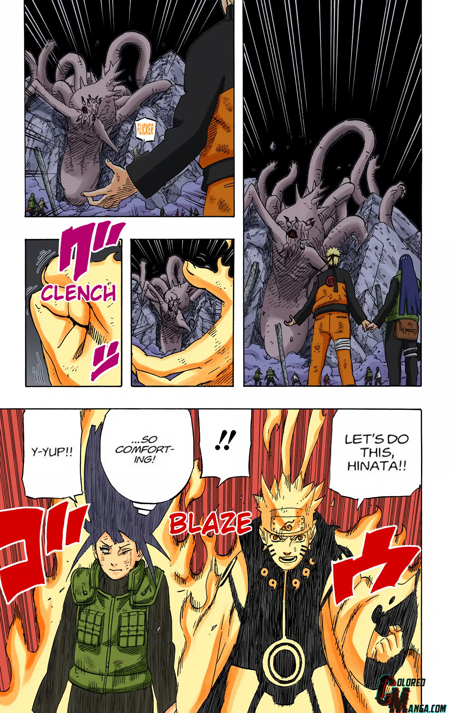 Naruto Colored Manga Online, chapter 615, page 16