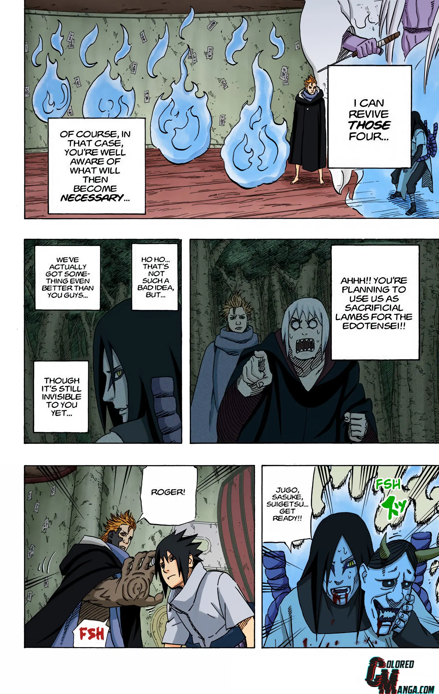 Naruto Colored Manga Online, chapter 618, page 15