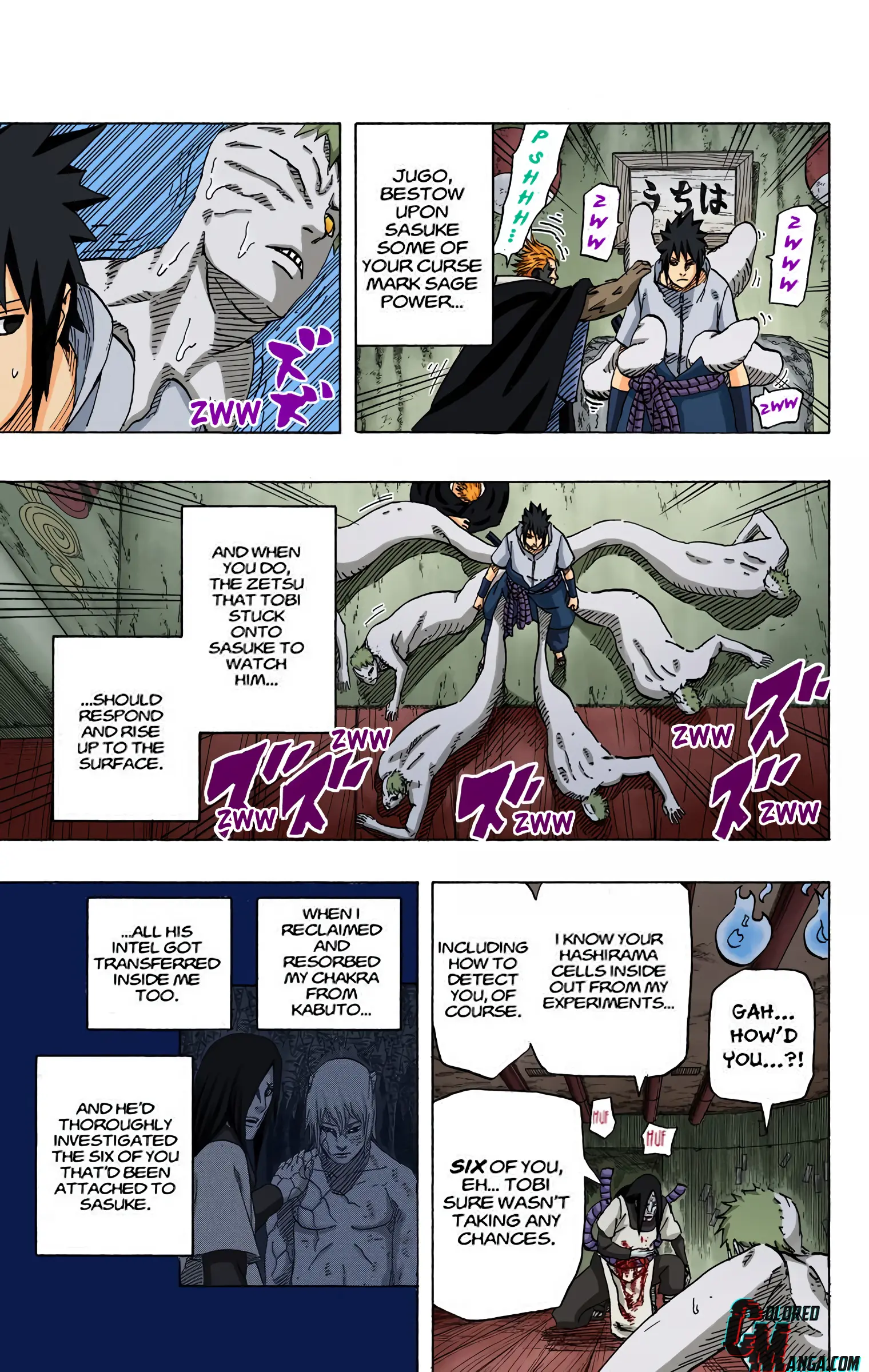 Naruto Colored Manga Online, chapter 618, page 16