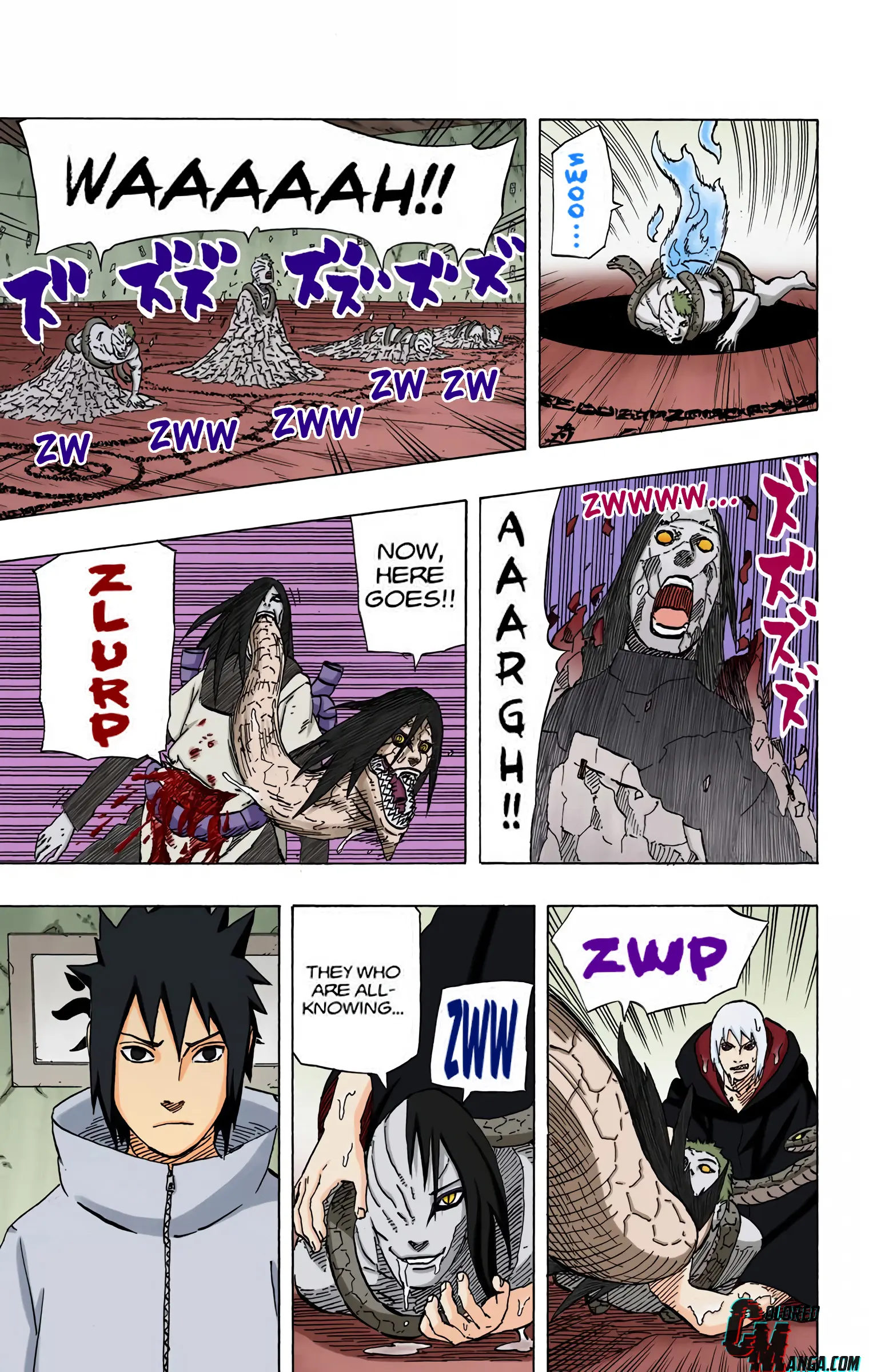 Naruto Colored Manga Online, chapter 618, page 18