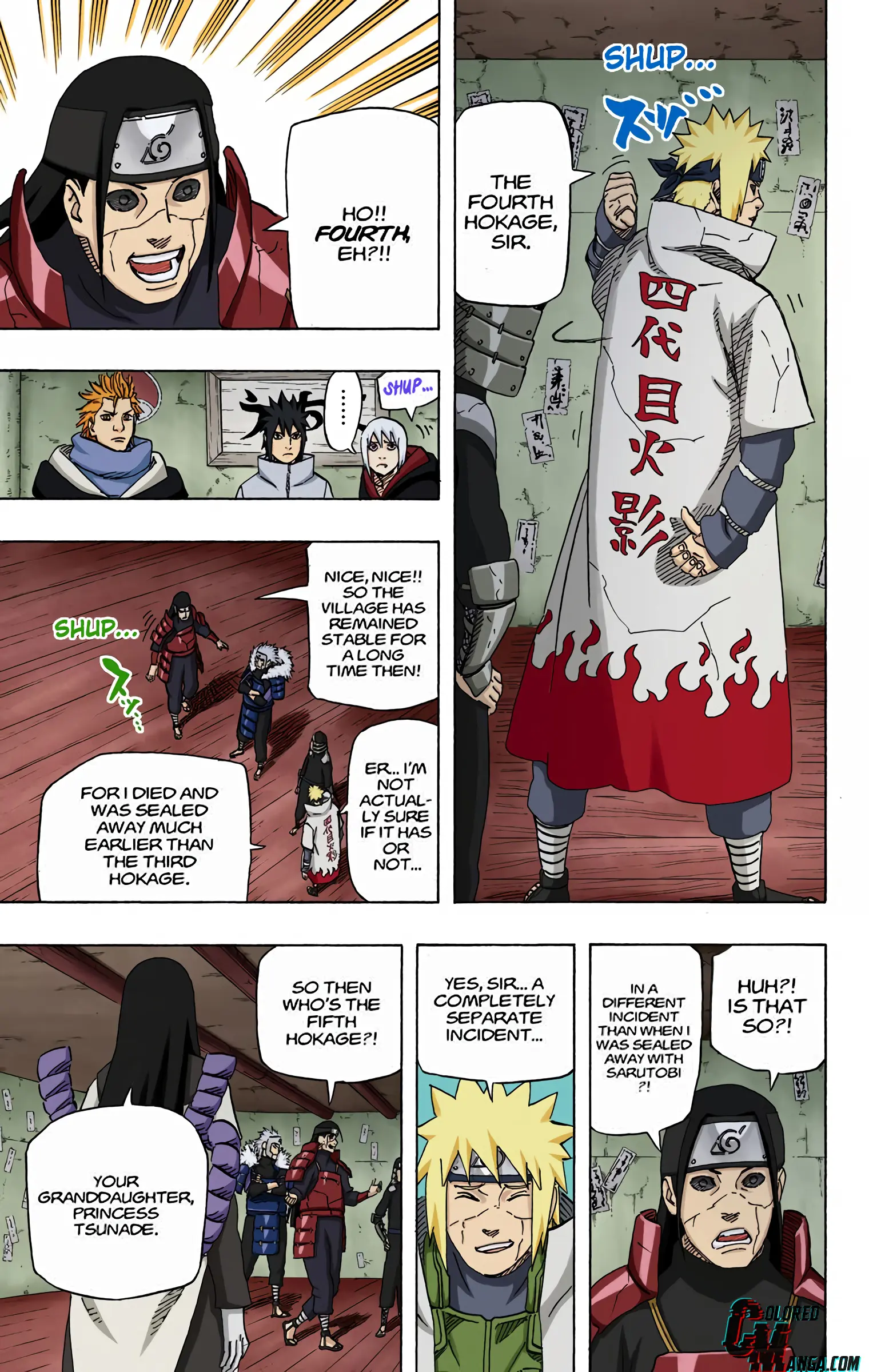 Naruto Colored Manga Online, chapter 619, page 3