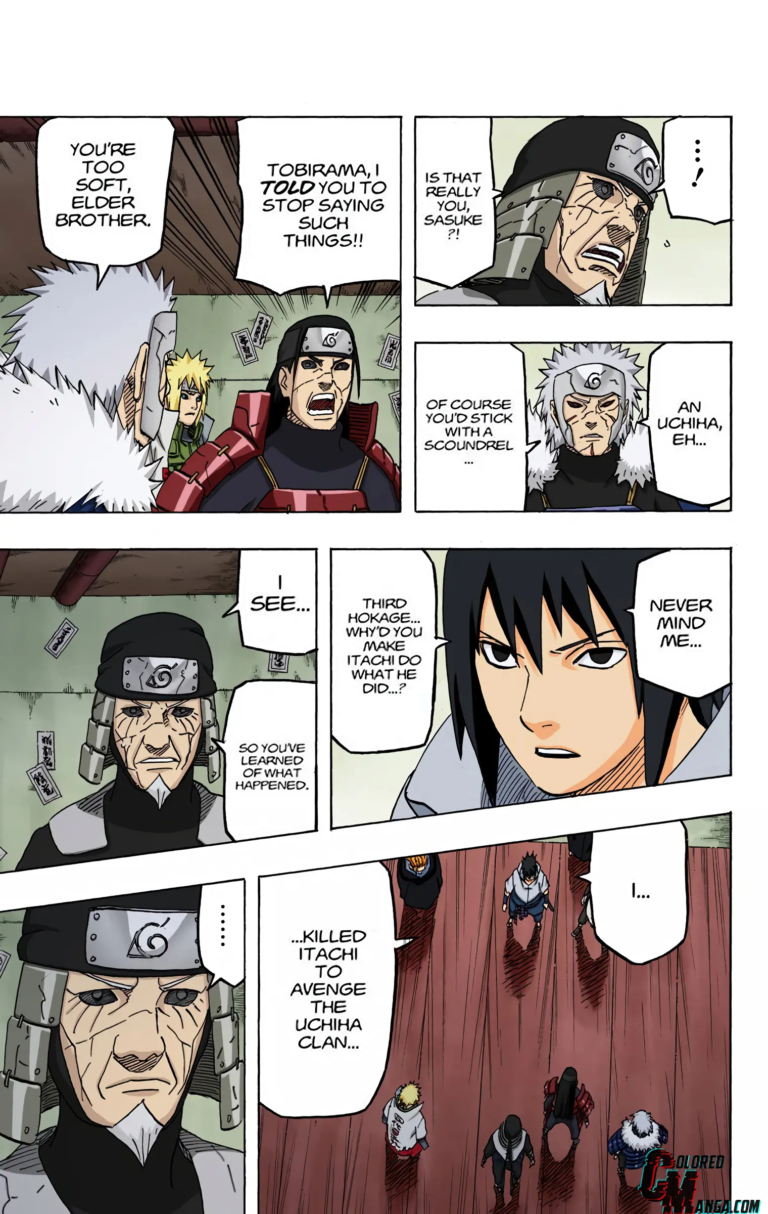 Naruto Colored Manga Online, chapter 619, page 7