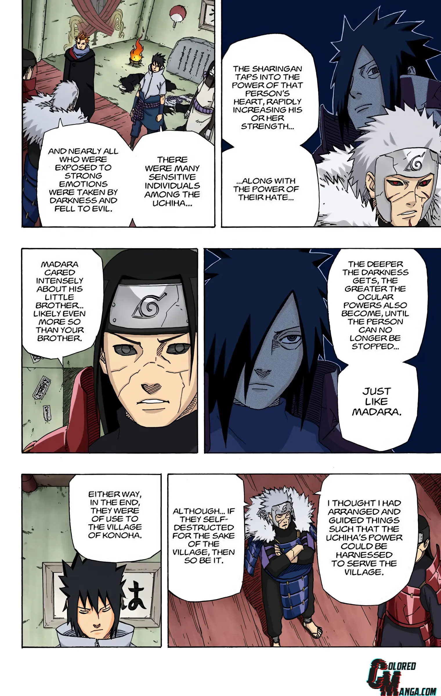 Naruto Colored Manga Online, chapter 619, page 16