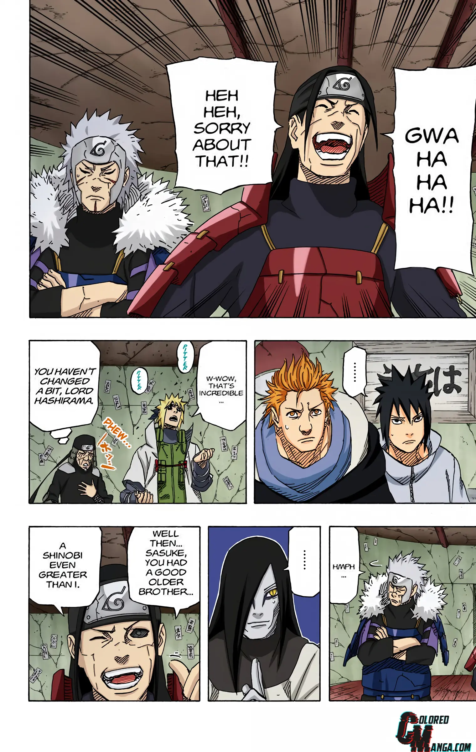 Naruto Colored Manga Online, chapter 620, page 6
