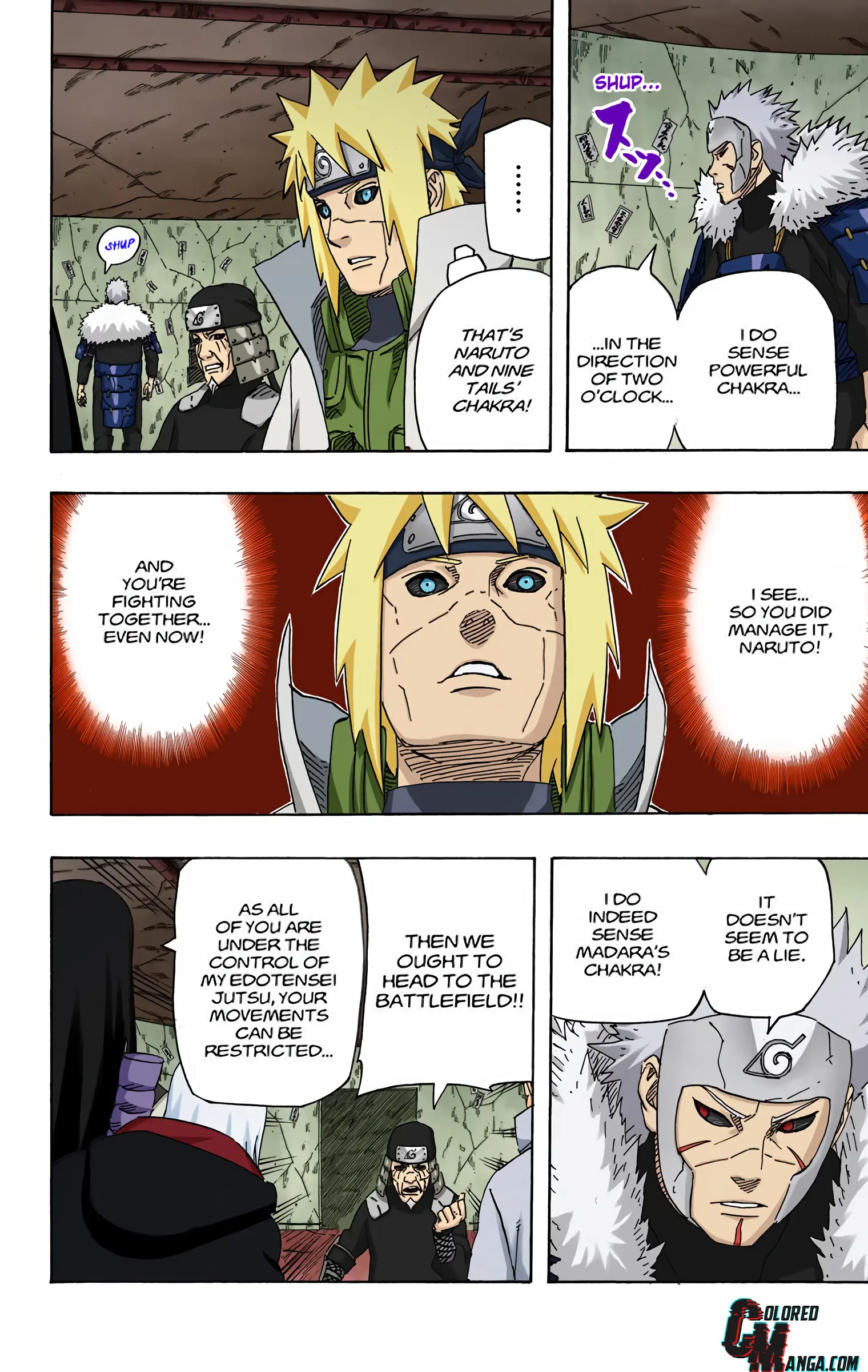 Naruto Colored Manga Online, chapter 620, page 8