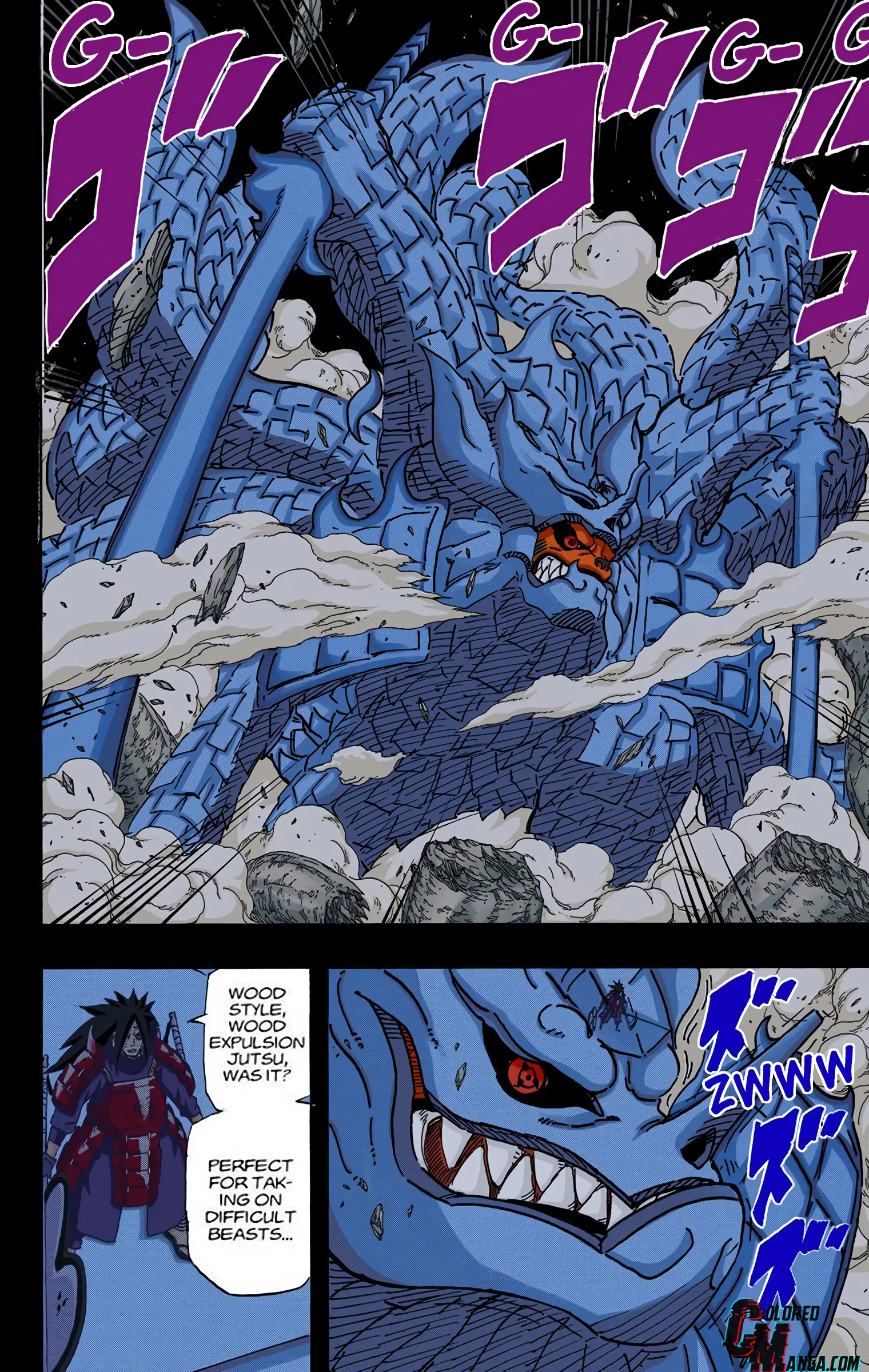 Naruto Colored Manga Online, chapter 621, page 2