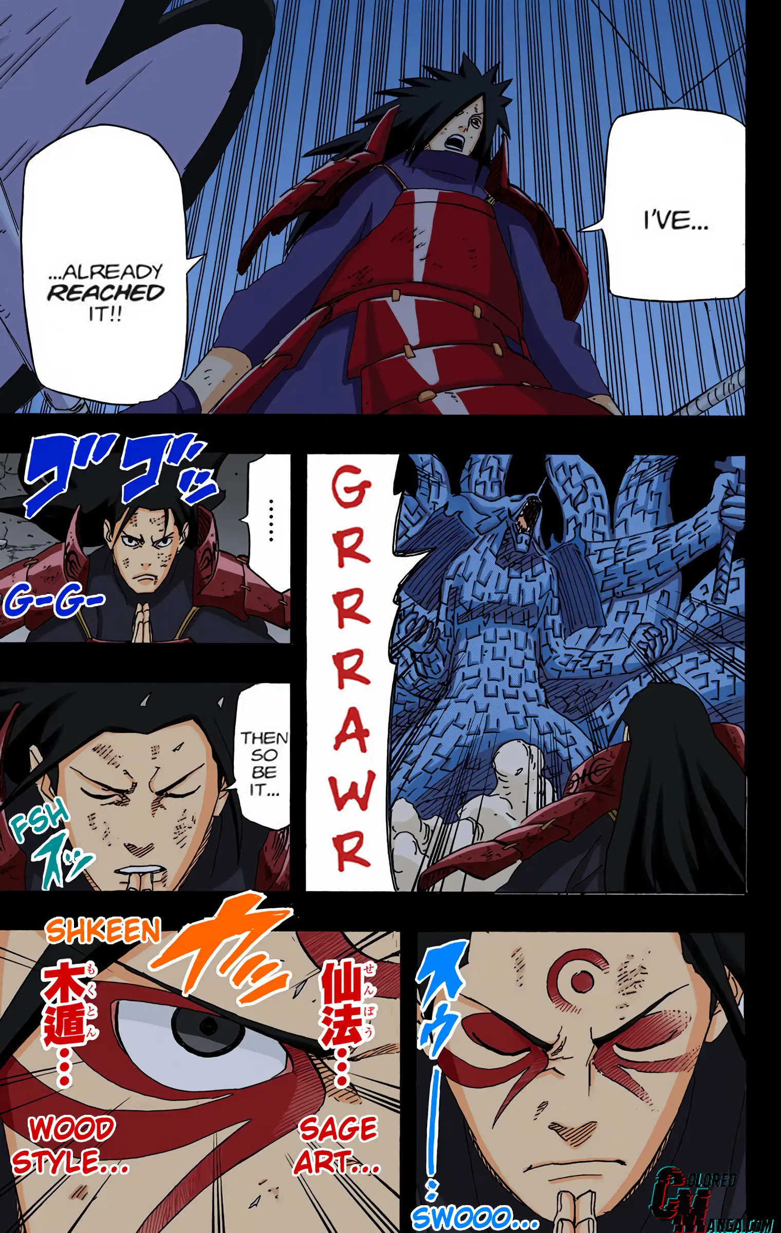 Naruto Colored Manga Online, chapter 621, page 10