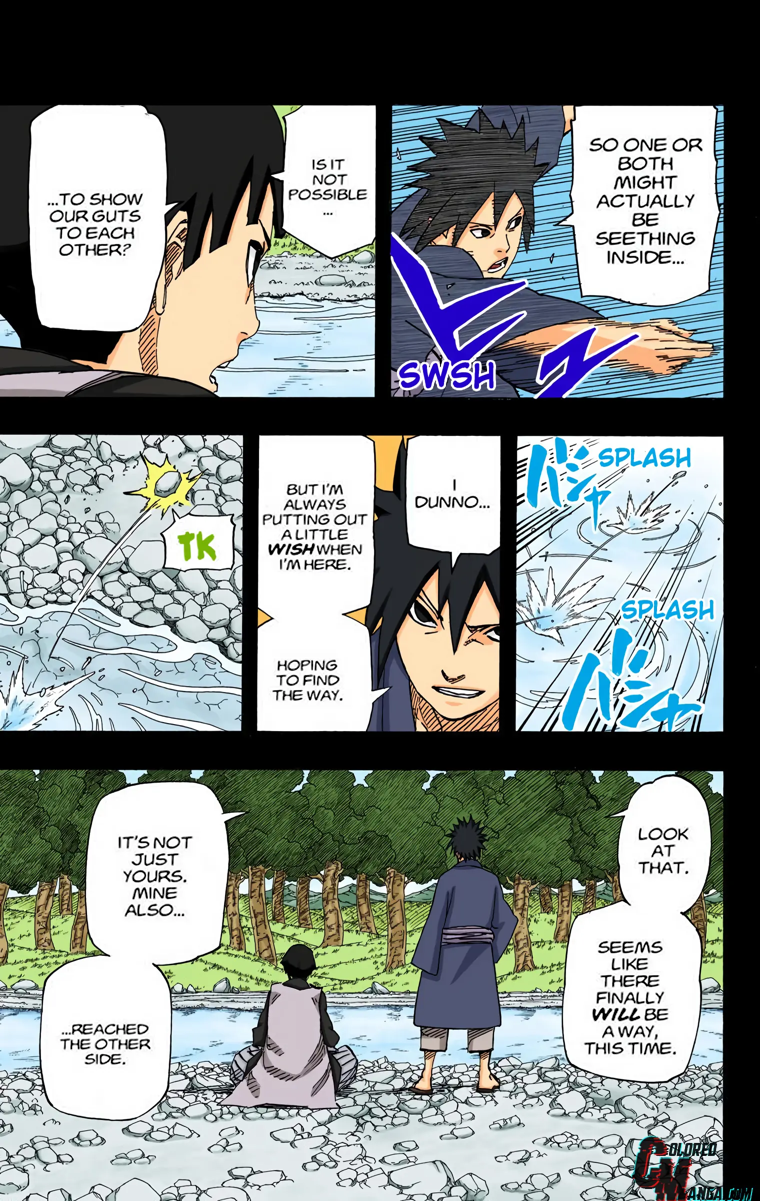 Naruto Colored Manga Online, chapter 622, page 17