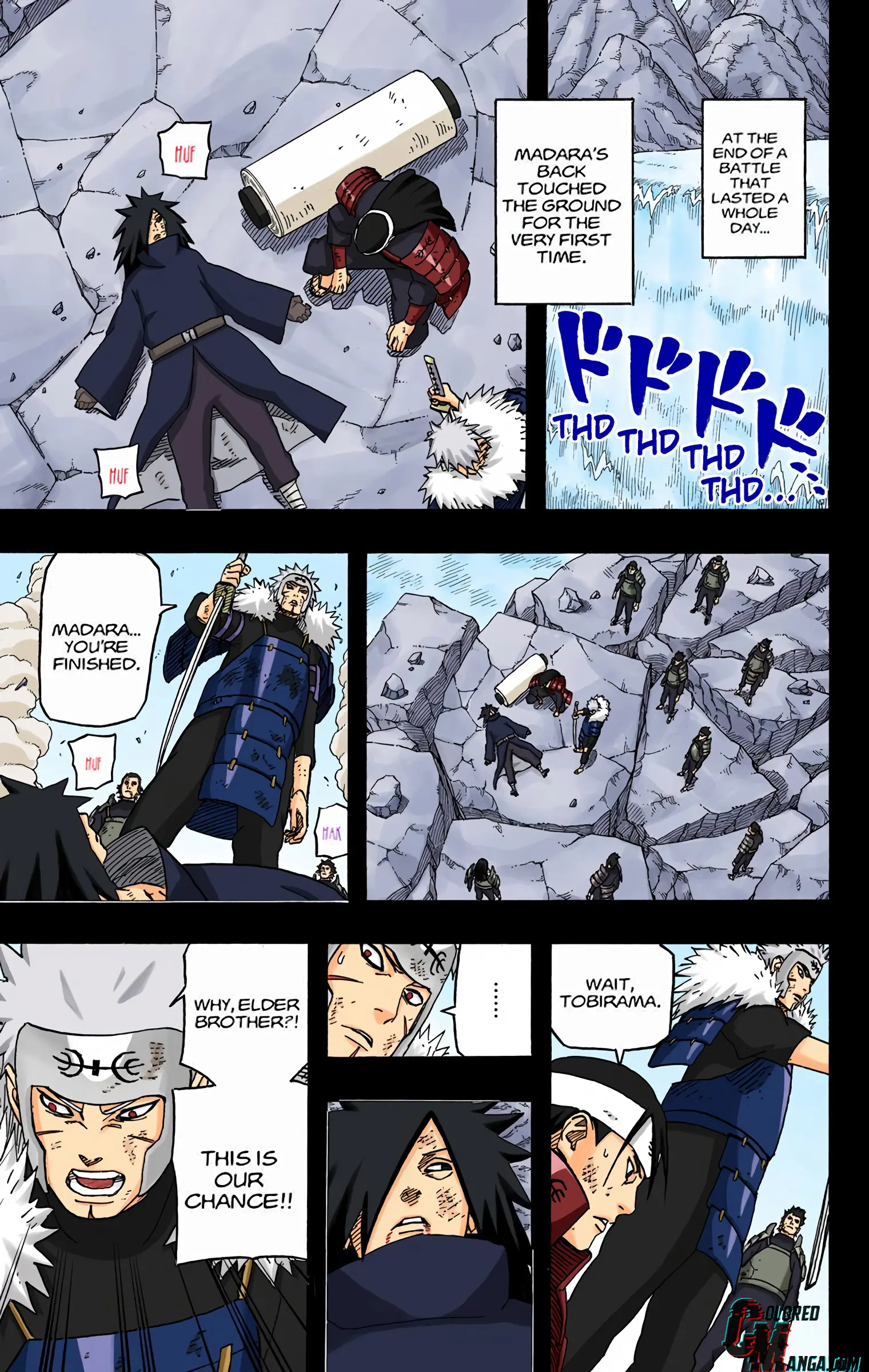 Naruto Colored Manga Online, chapter 624, page 14