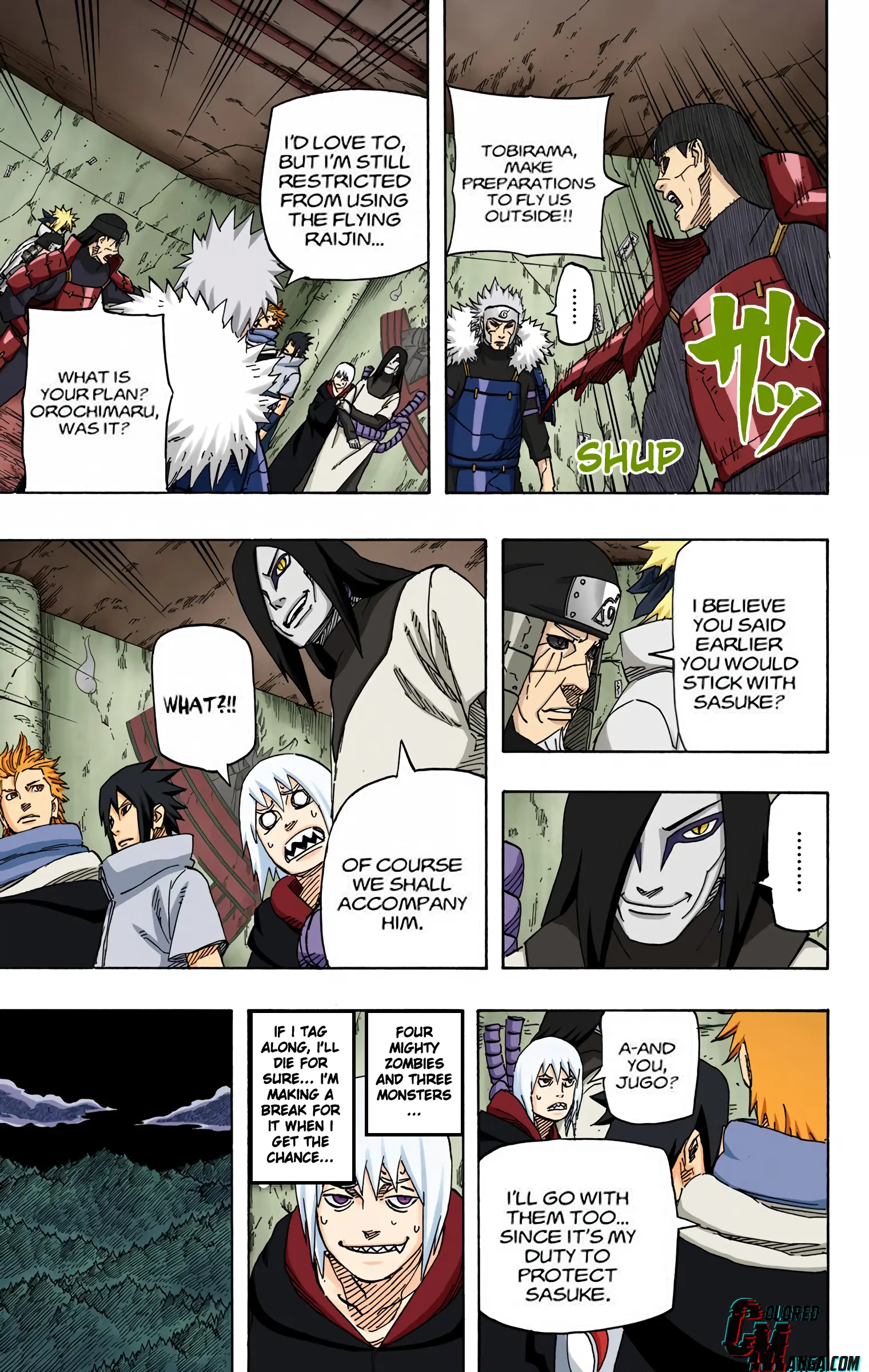 Naruto Colored Manga Online, chapter 627, page 12