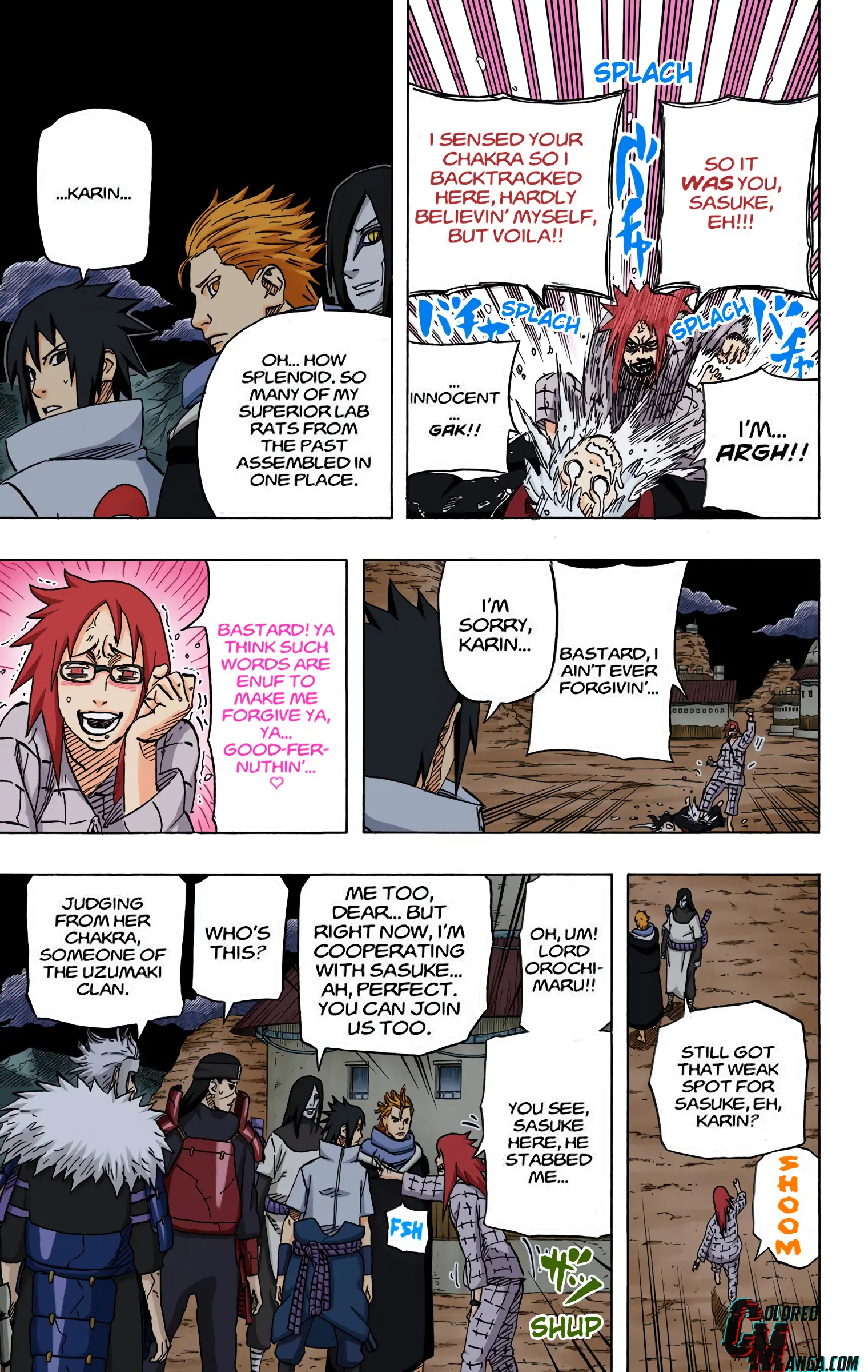 Naruto Colored Manga Online, chapter 627, page 14