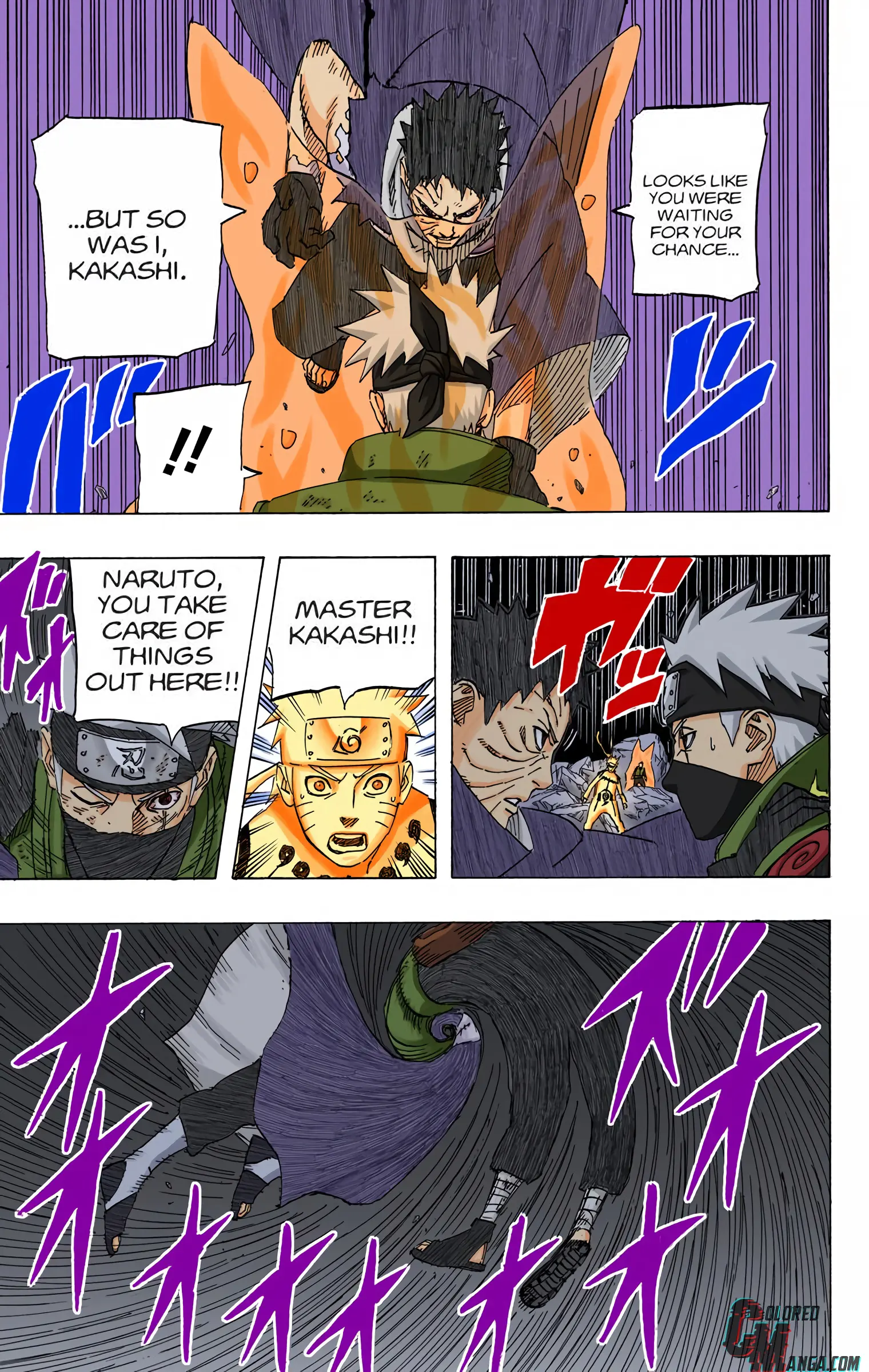 Naruto Colored Manga Online, chapter 628, page 20