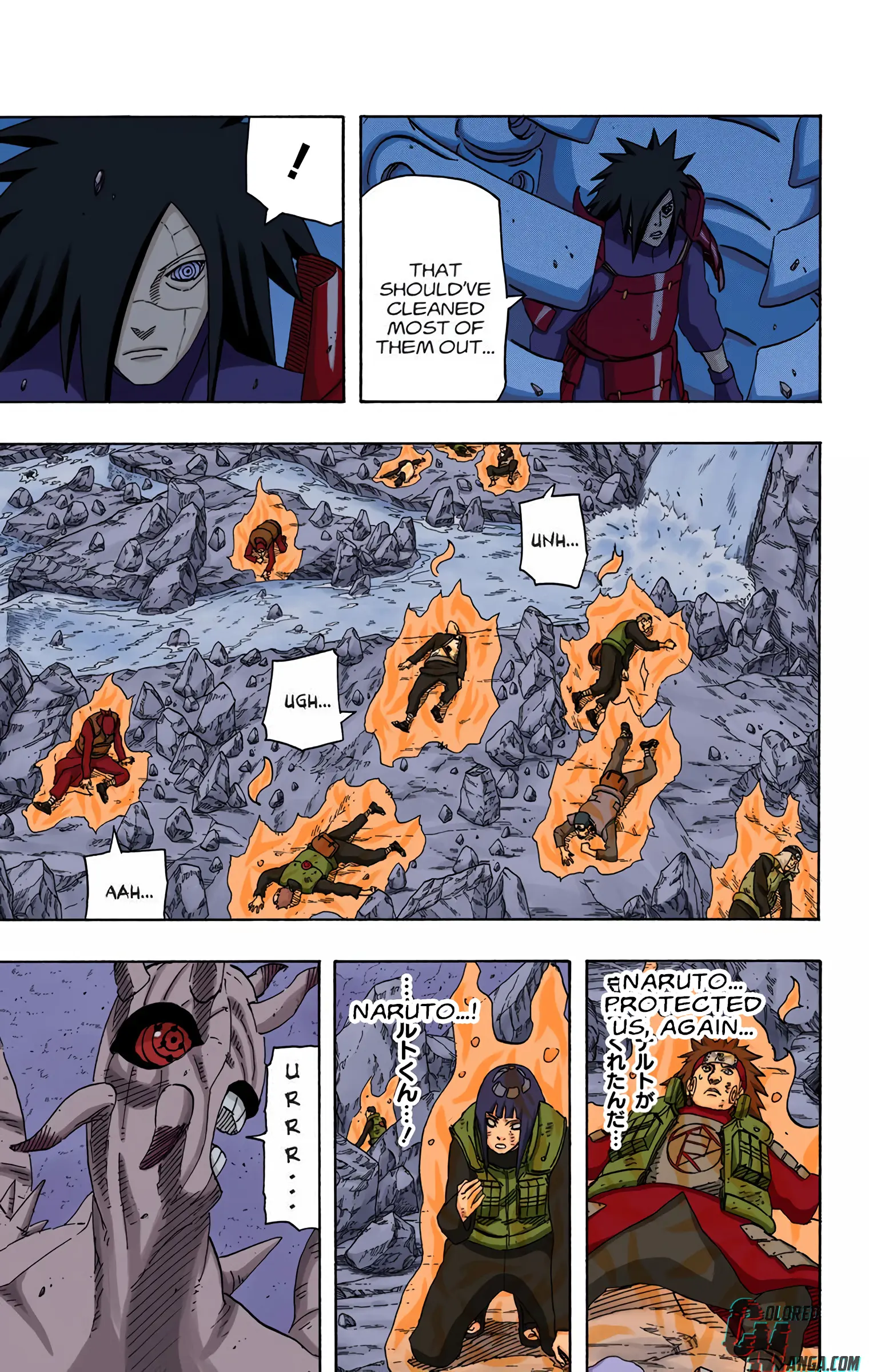 Naruto Colored Manga Online, chapter 629, page 3