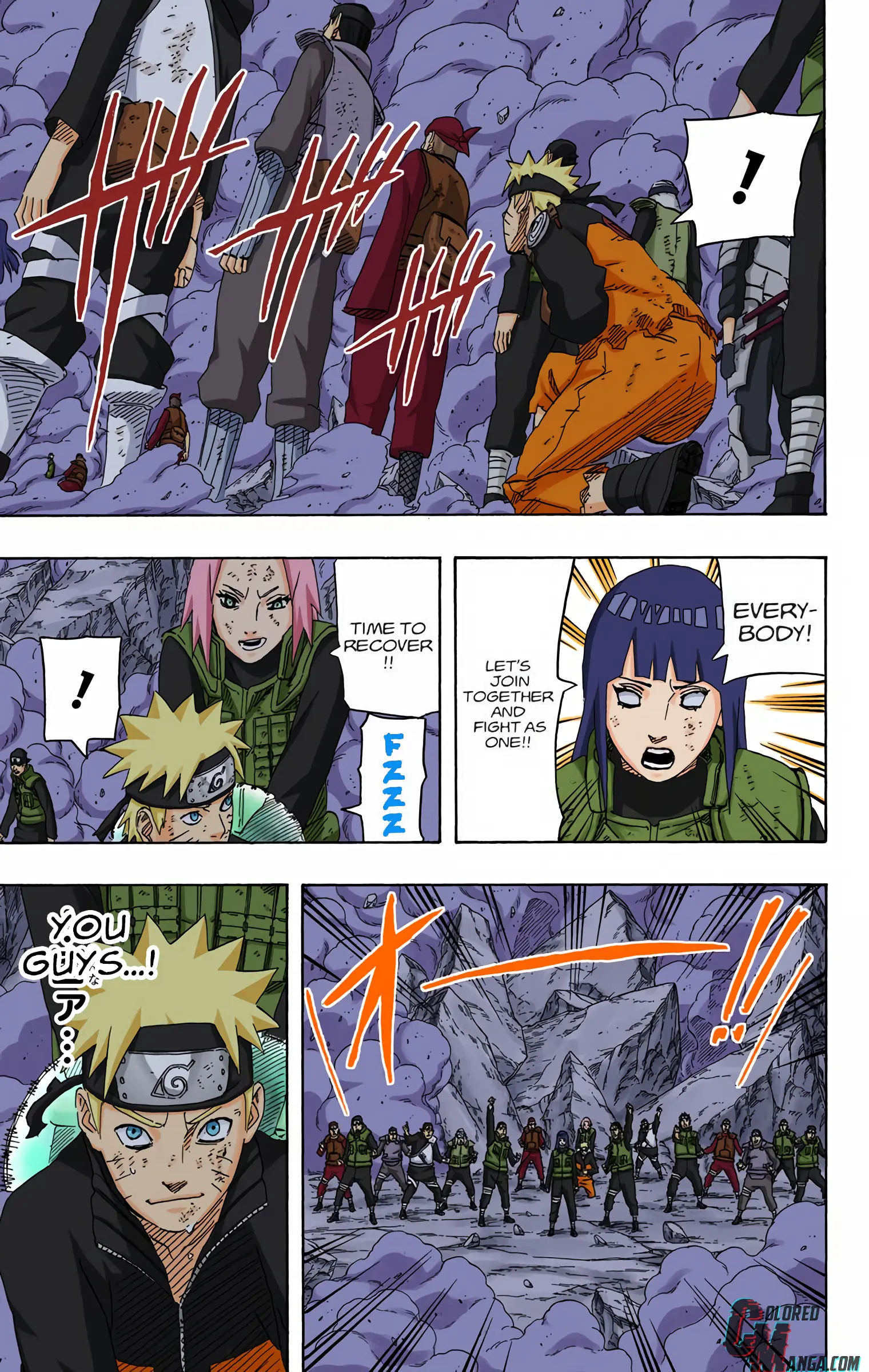Naruto Colored Manga Online, chapter 629, page 7