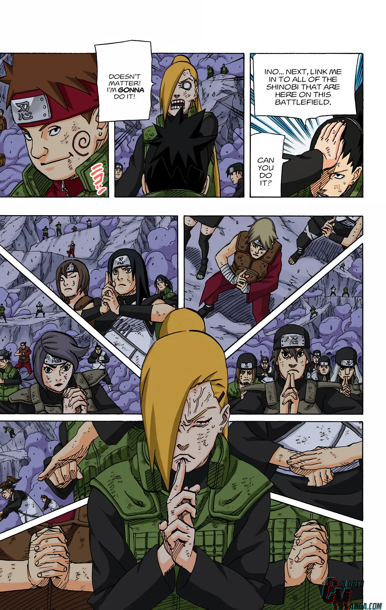 Naruto Colored Manga Online, chapter 630, page 11
