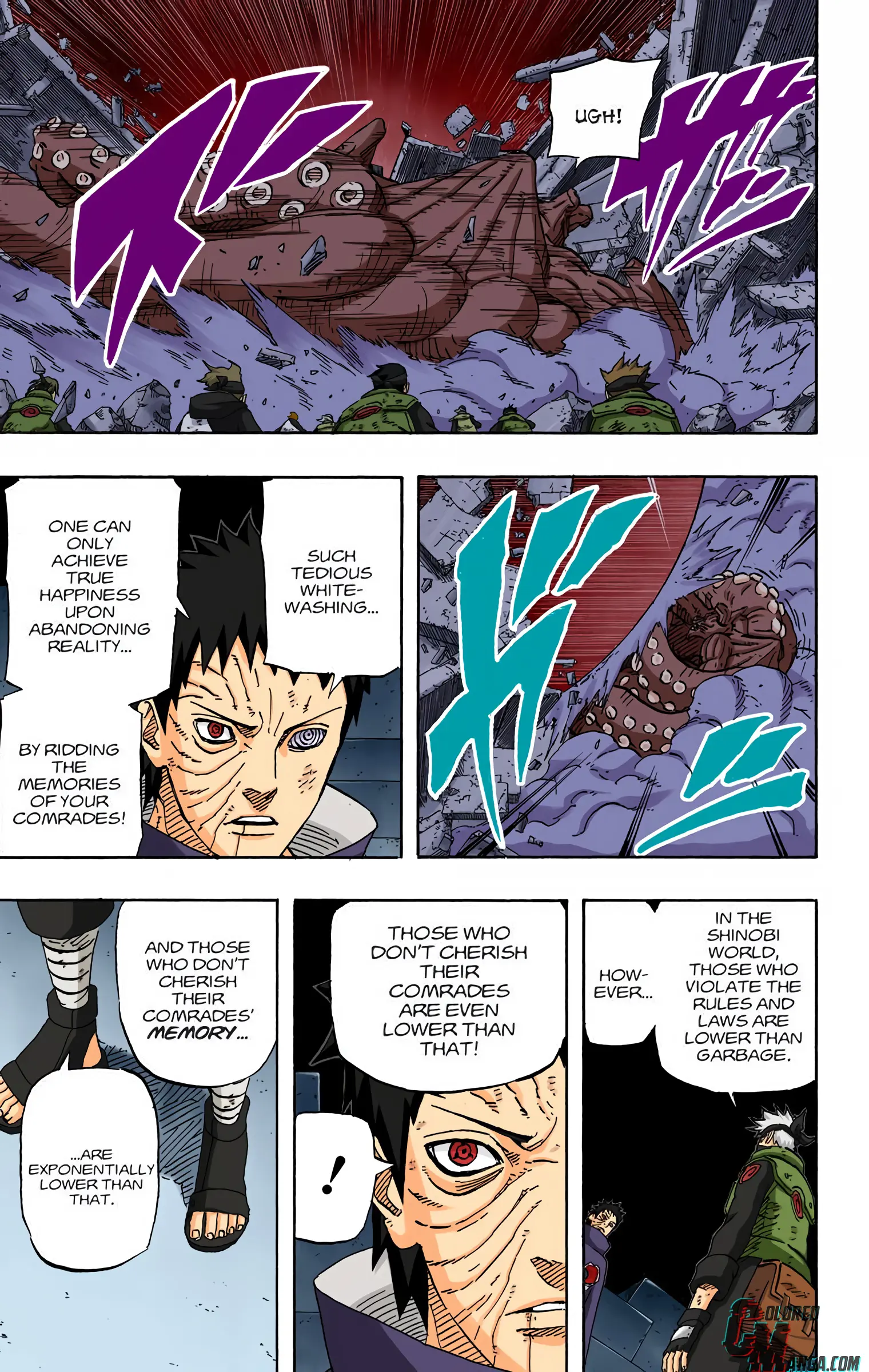 Naruto Colored Manga Online, chapter 630, page 15