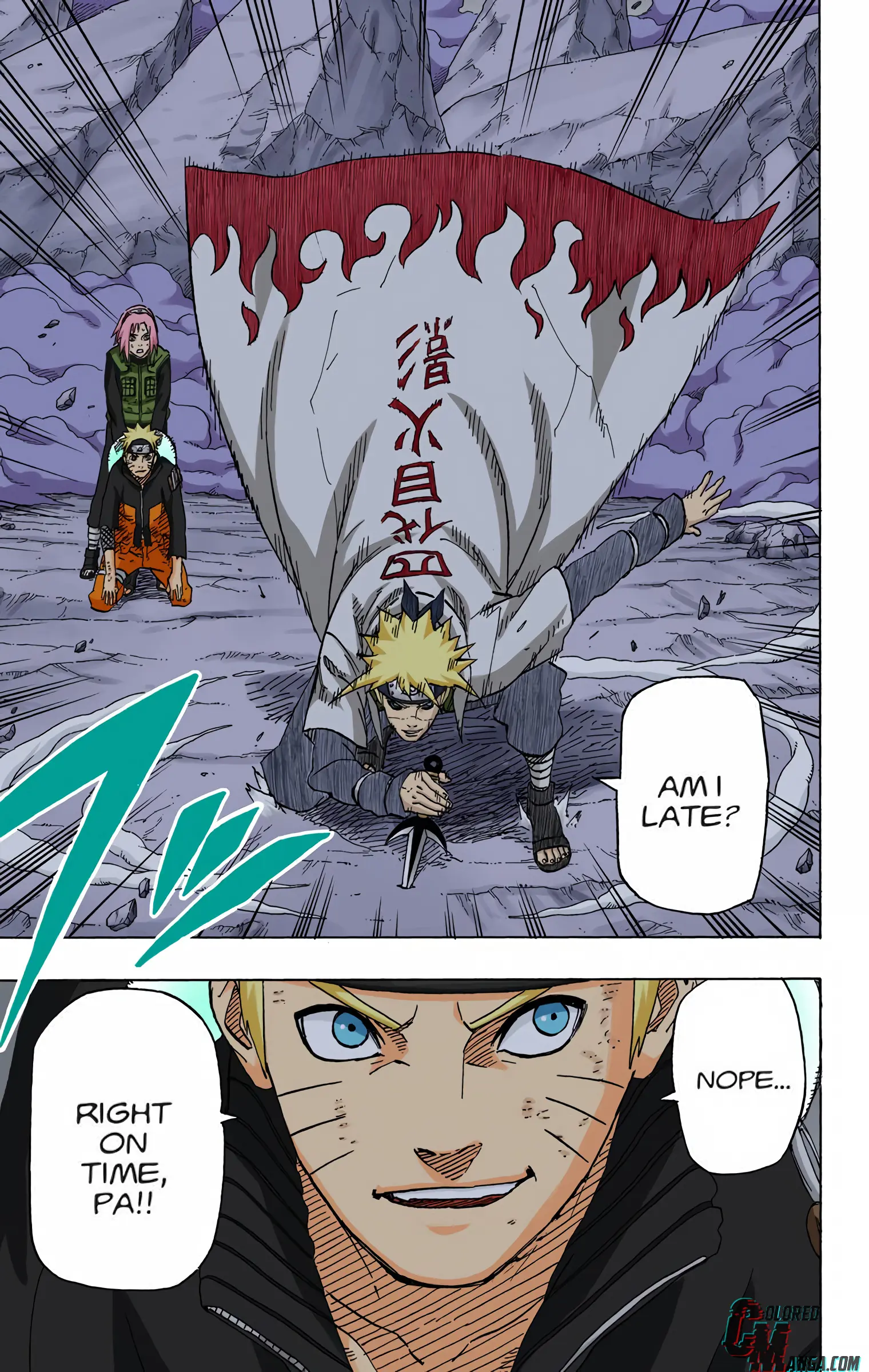 Naruto Colored Manga Online, chapter 630, page 17