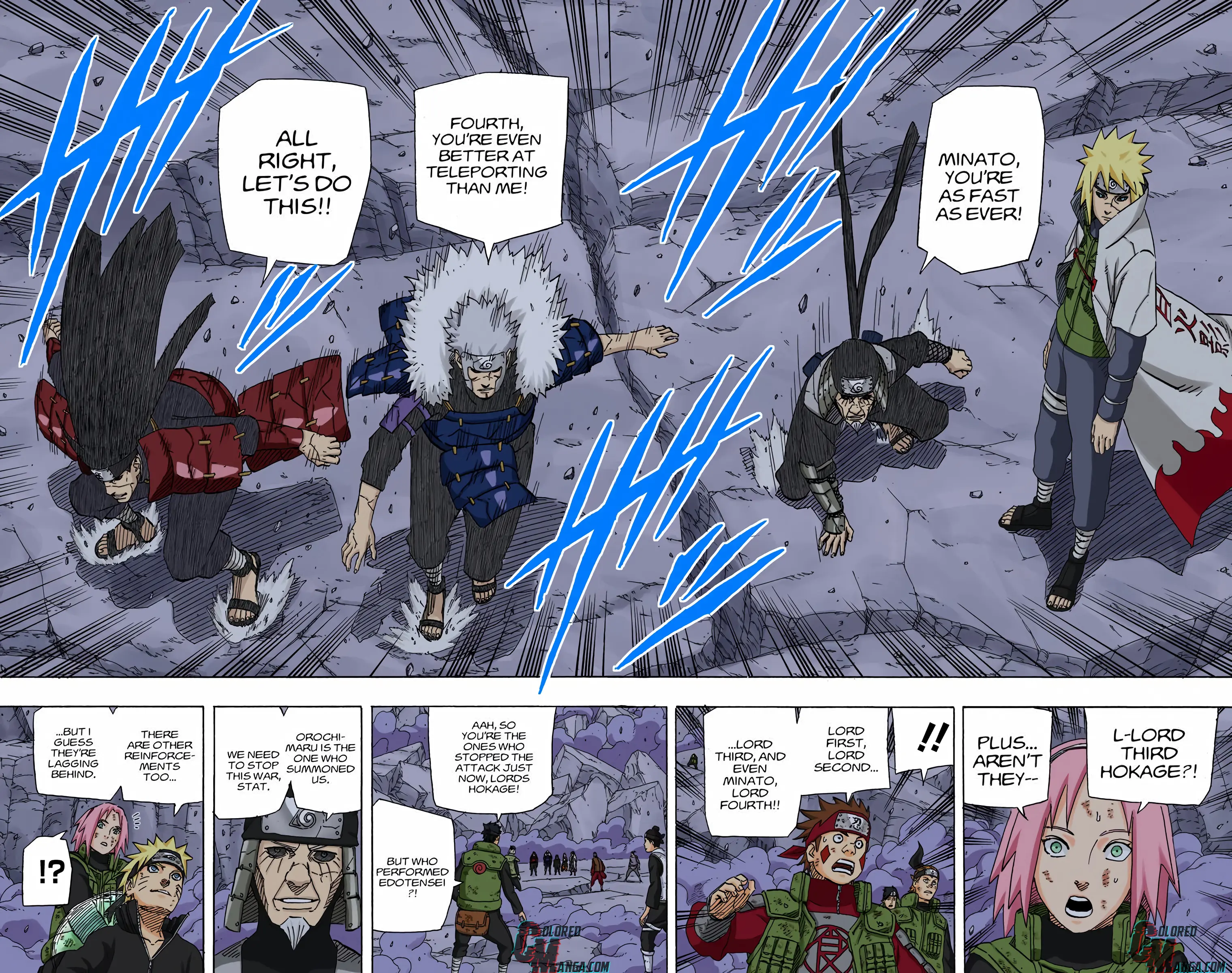 Naruto Colored Manga Online, chapter 631, page 4