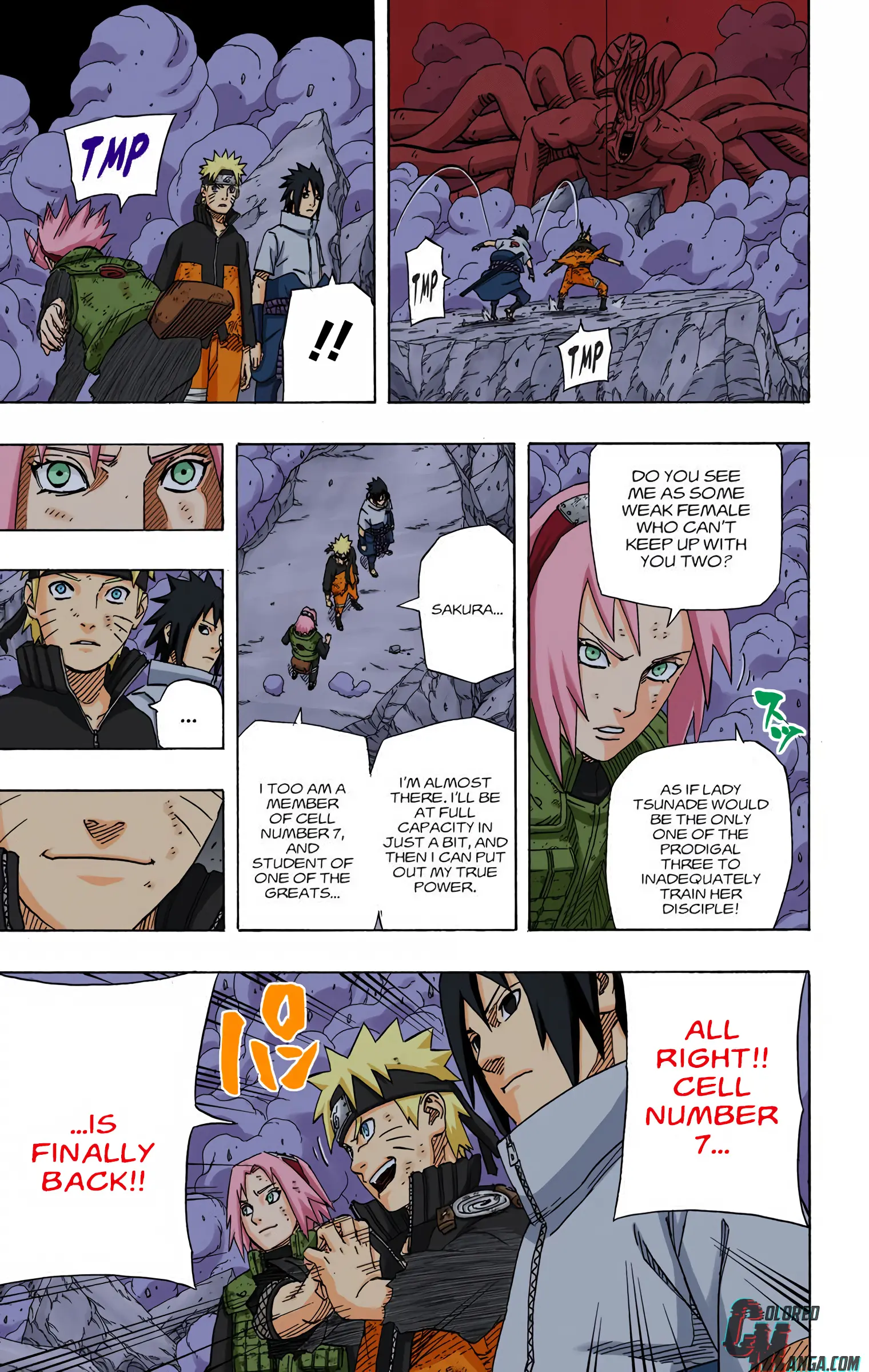 Naruto Colored Manga Online, chapter 631, page 15