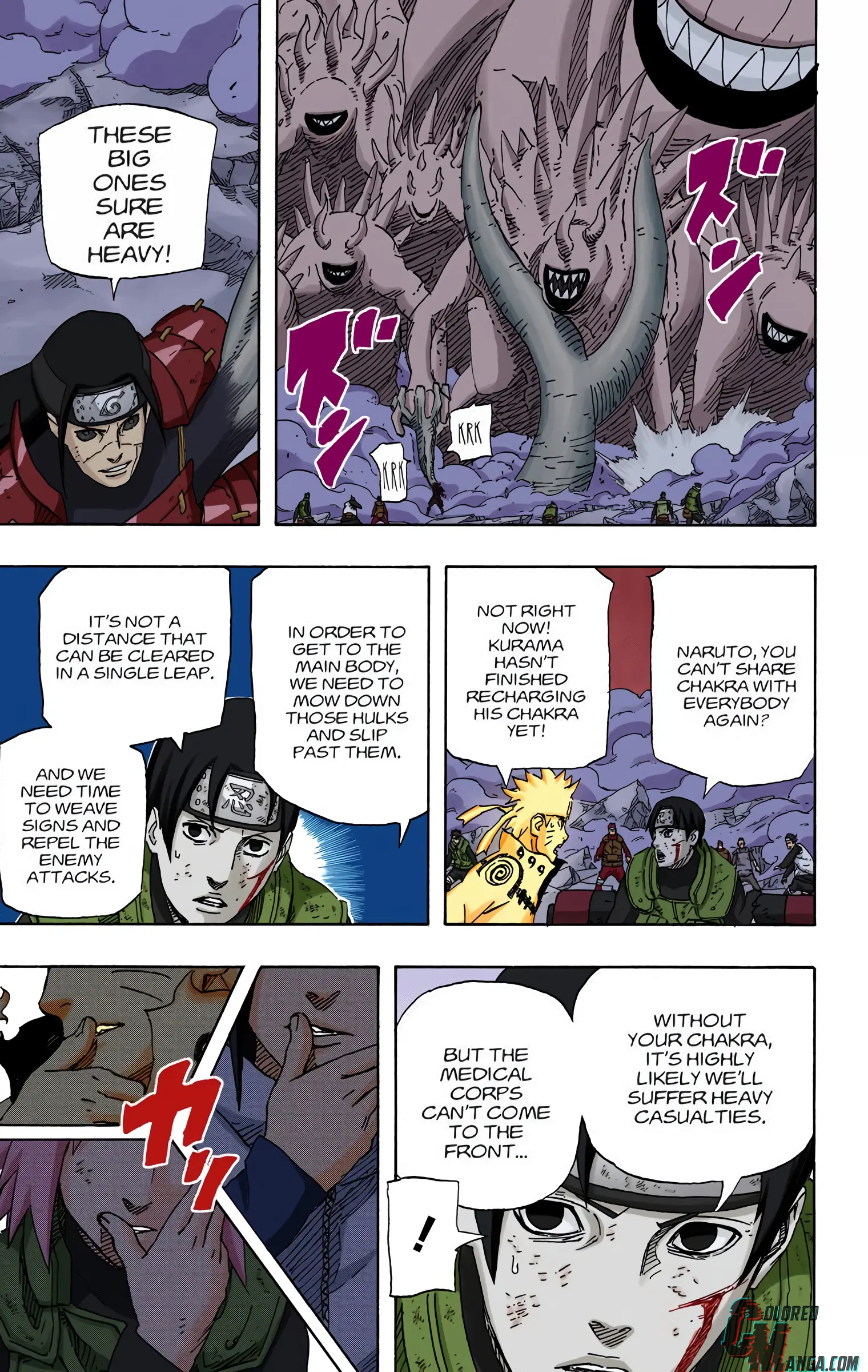 Naruto Colored Manga Online, chapter 633, page 15