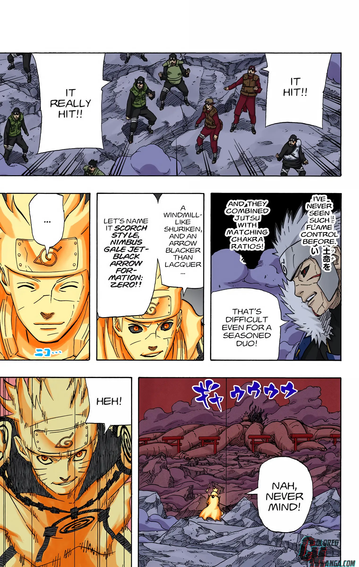 Naruto Colored Manga Online, chapter 634, page 14
