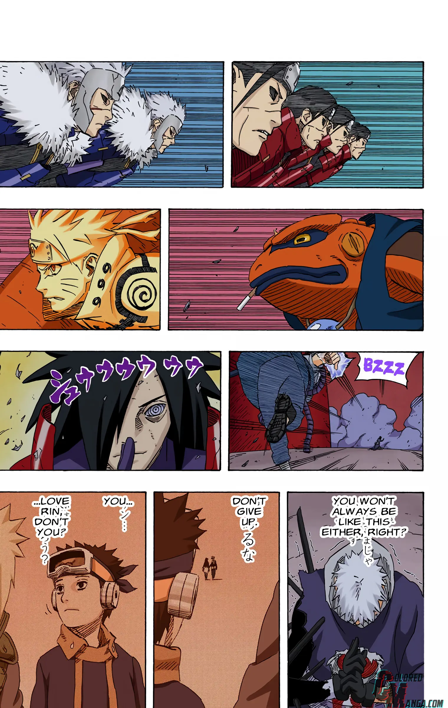 Naruto Colored Manga Online, chapter 637, page 9