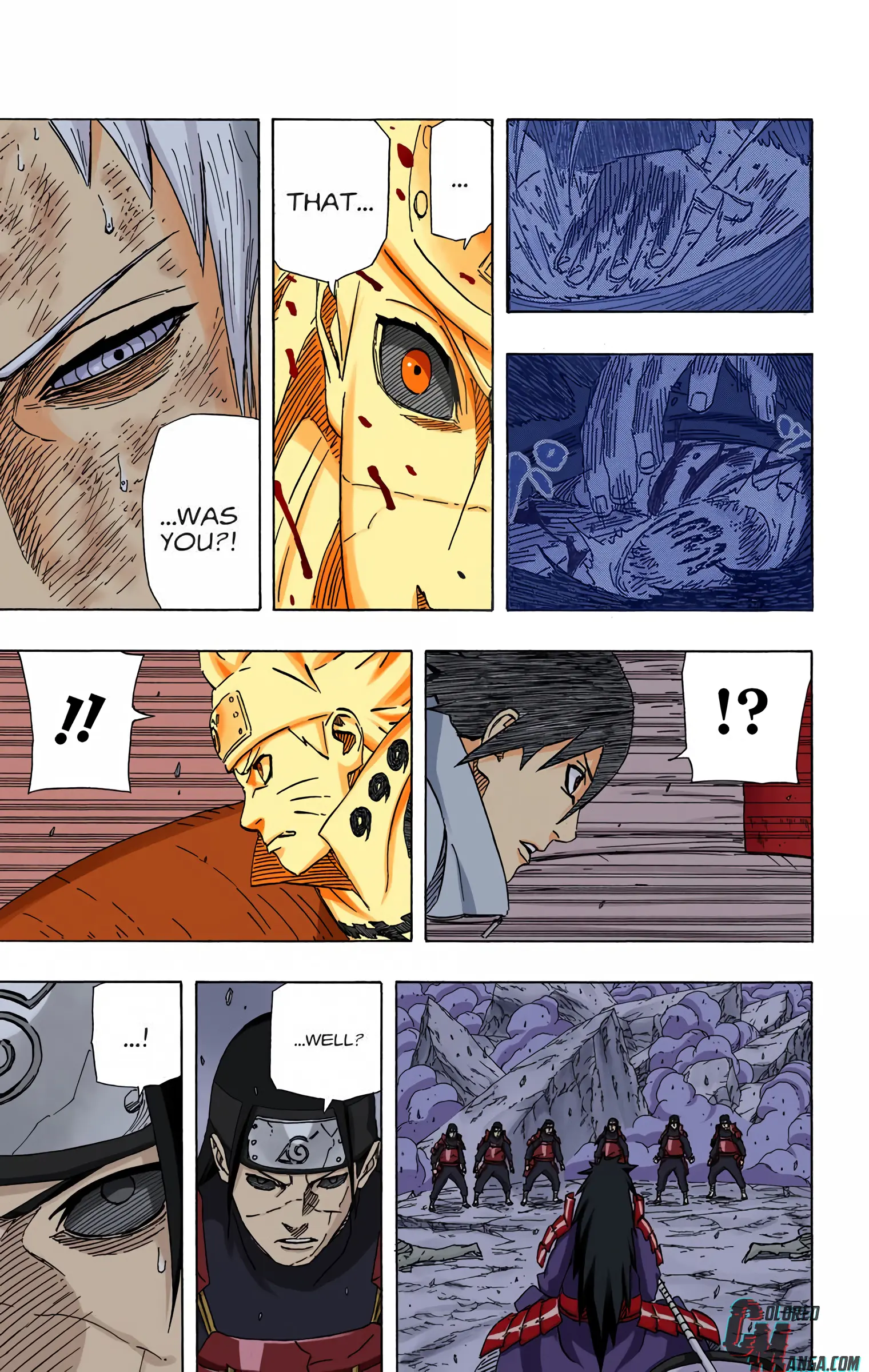Naruto Colored Manga Online, chapter 637, page 12