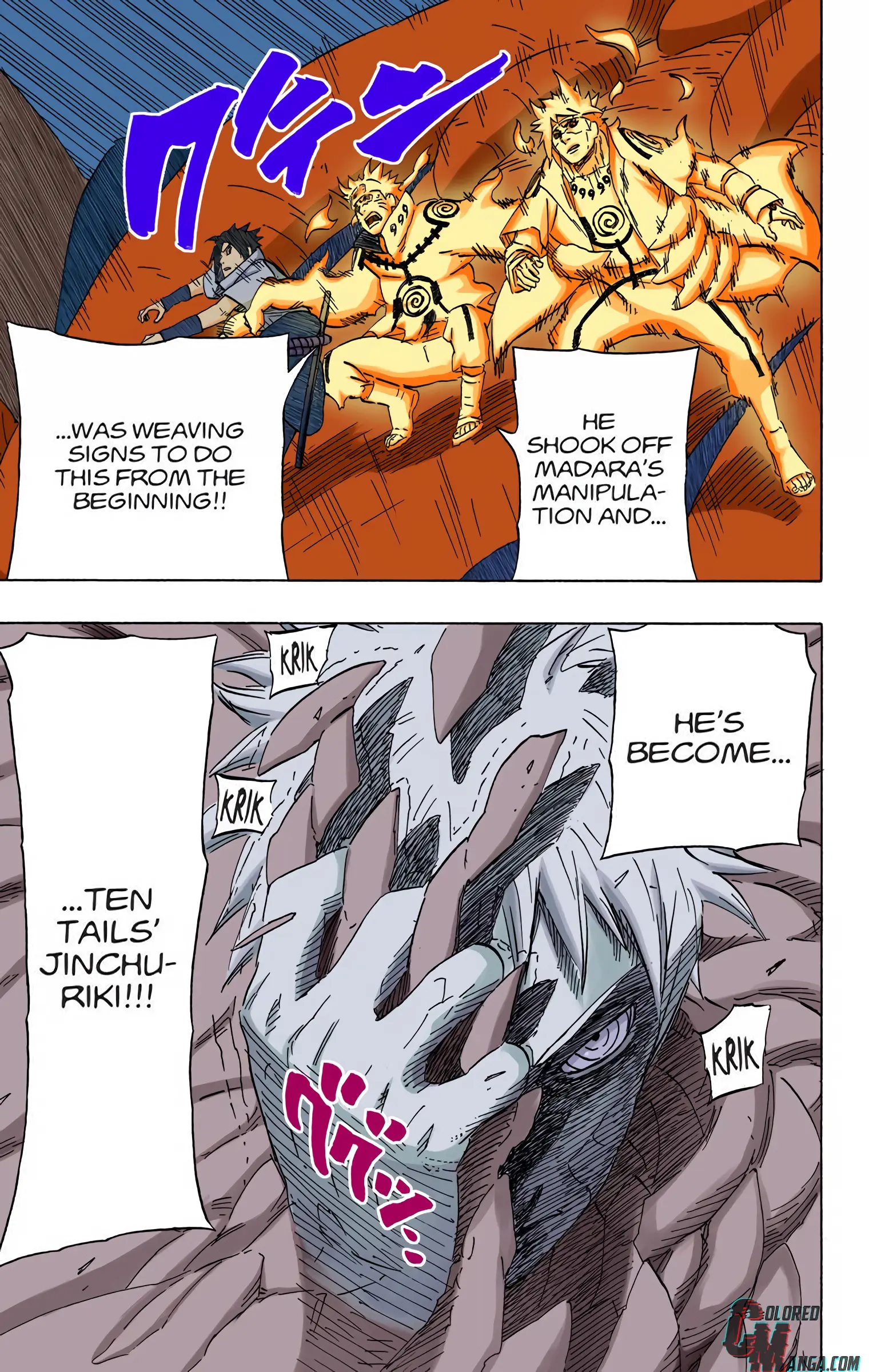 Naruto Colored Manga Online, chapter 637, page 16