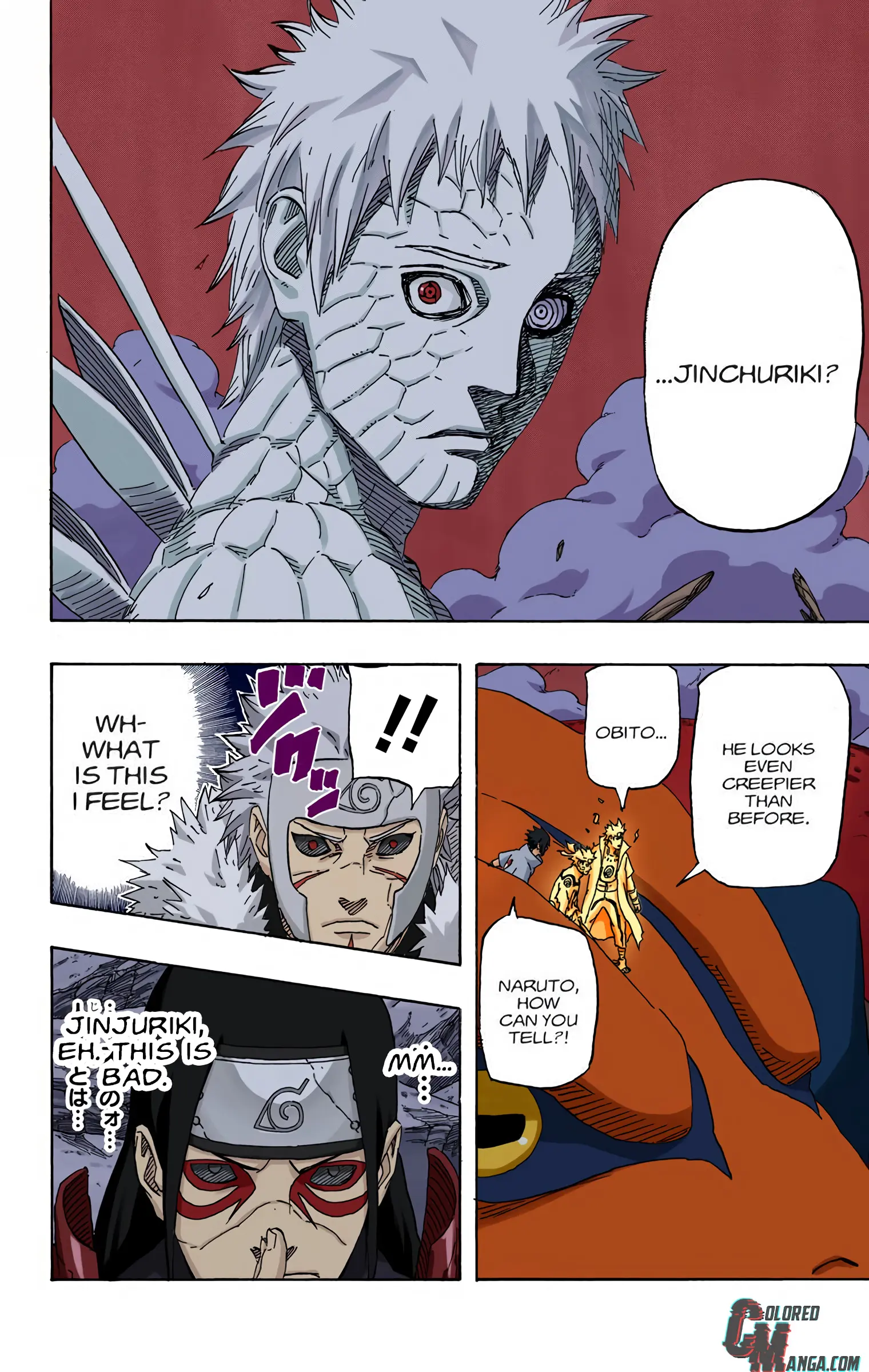 Naruto Colored Manga Online, chapter 638, page 12