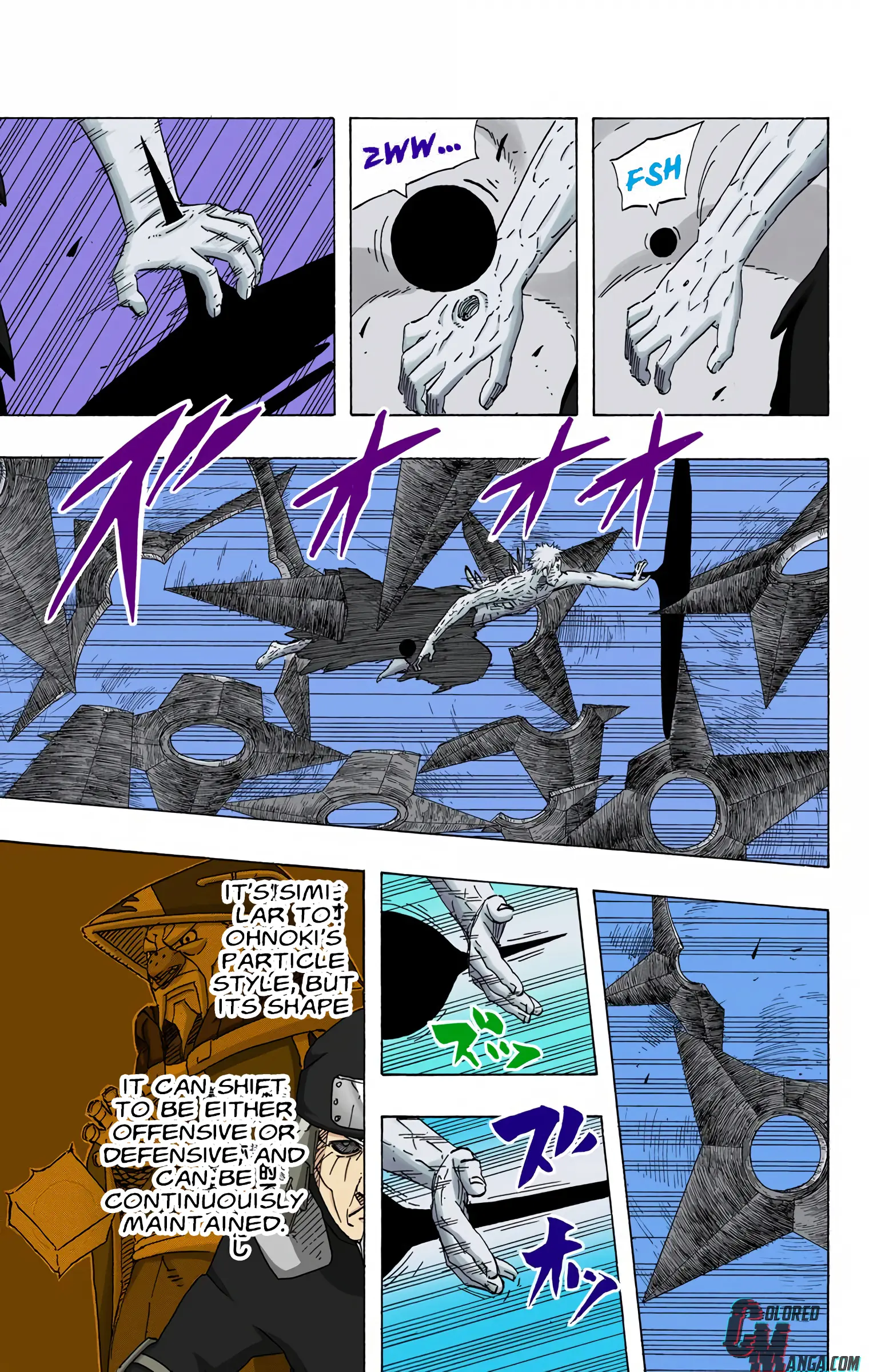 Naruto Colored Manga Online, chapter 639, page 7
