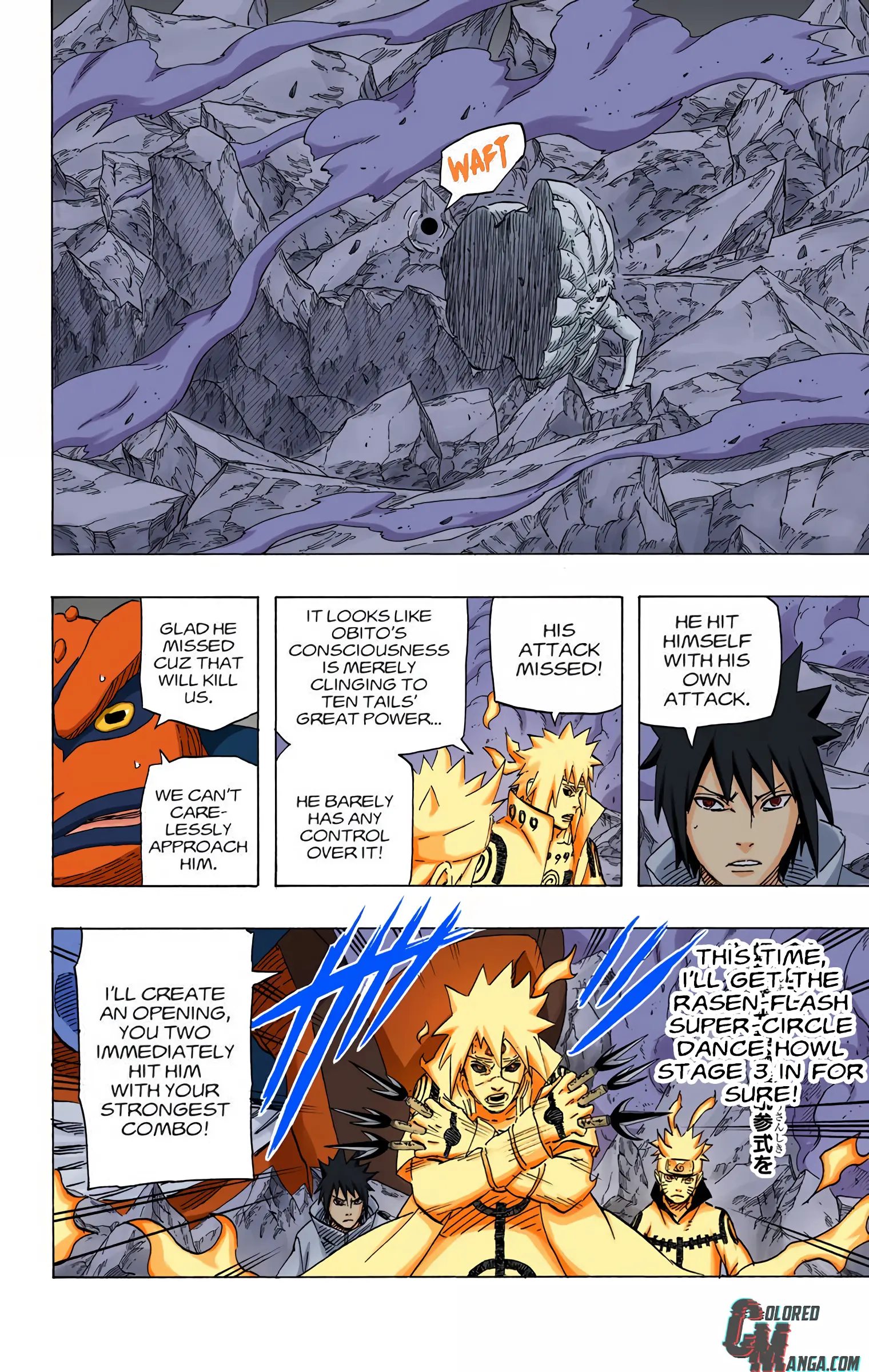 Naruto Colored Manga Online, chapter 640, page 7