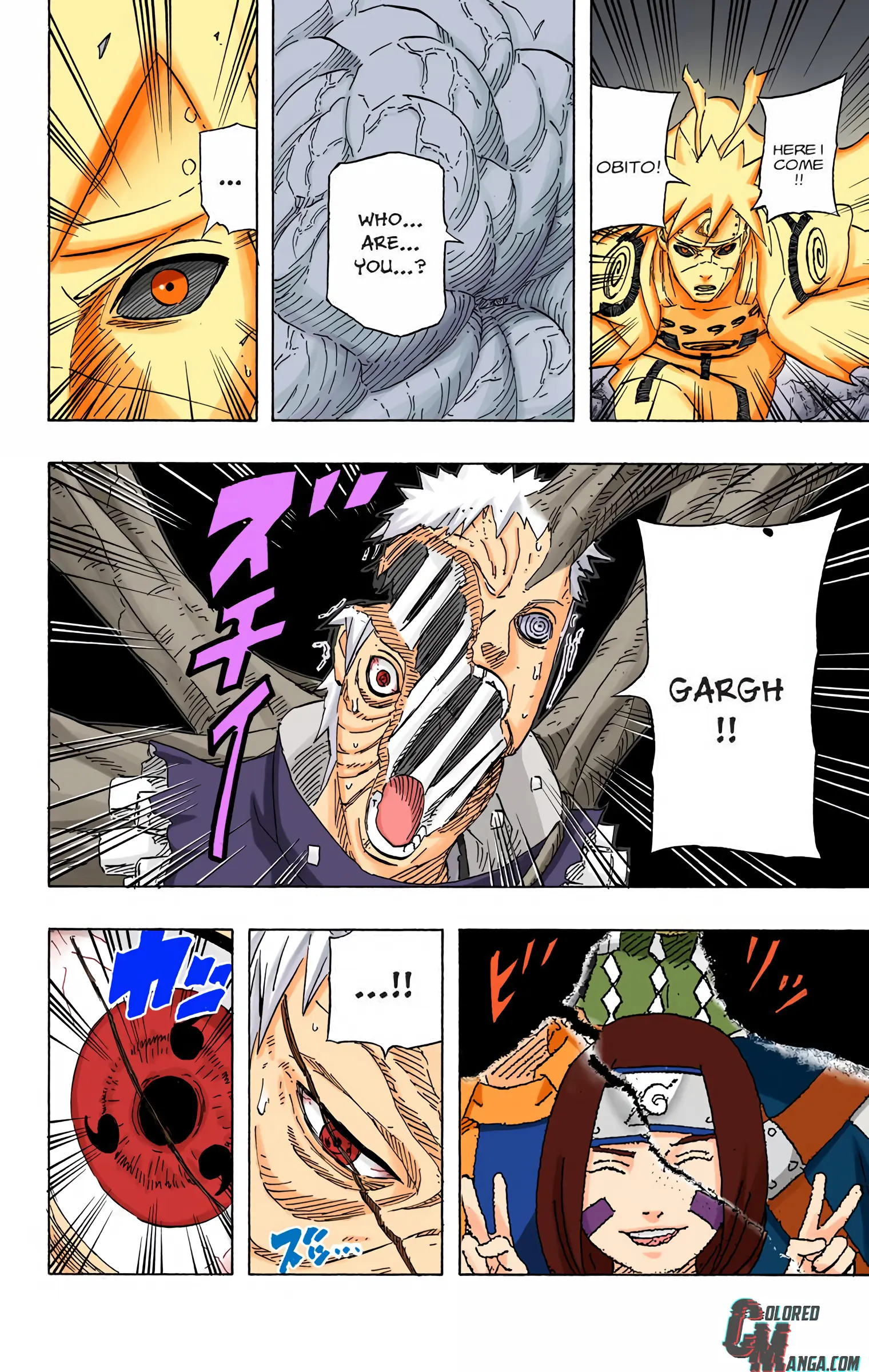Naruto Colored Manga Online, chapter 640, page 11