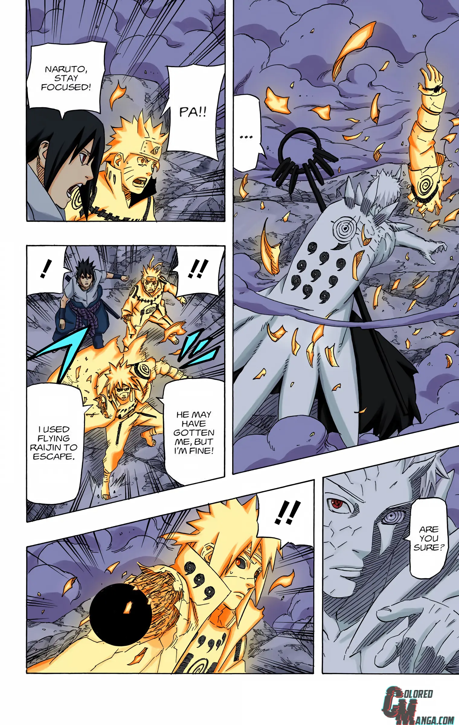 Naruto Colored Manga Online, chapter 640, page 15