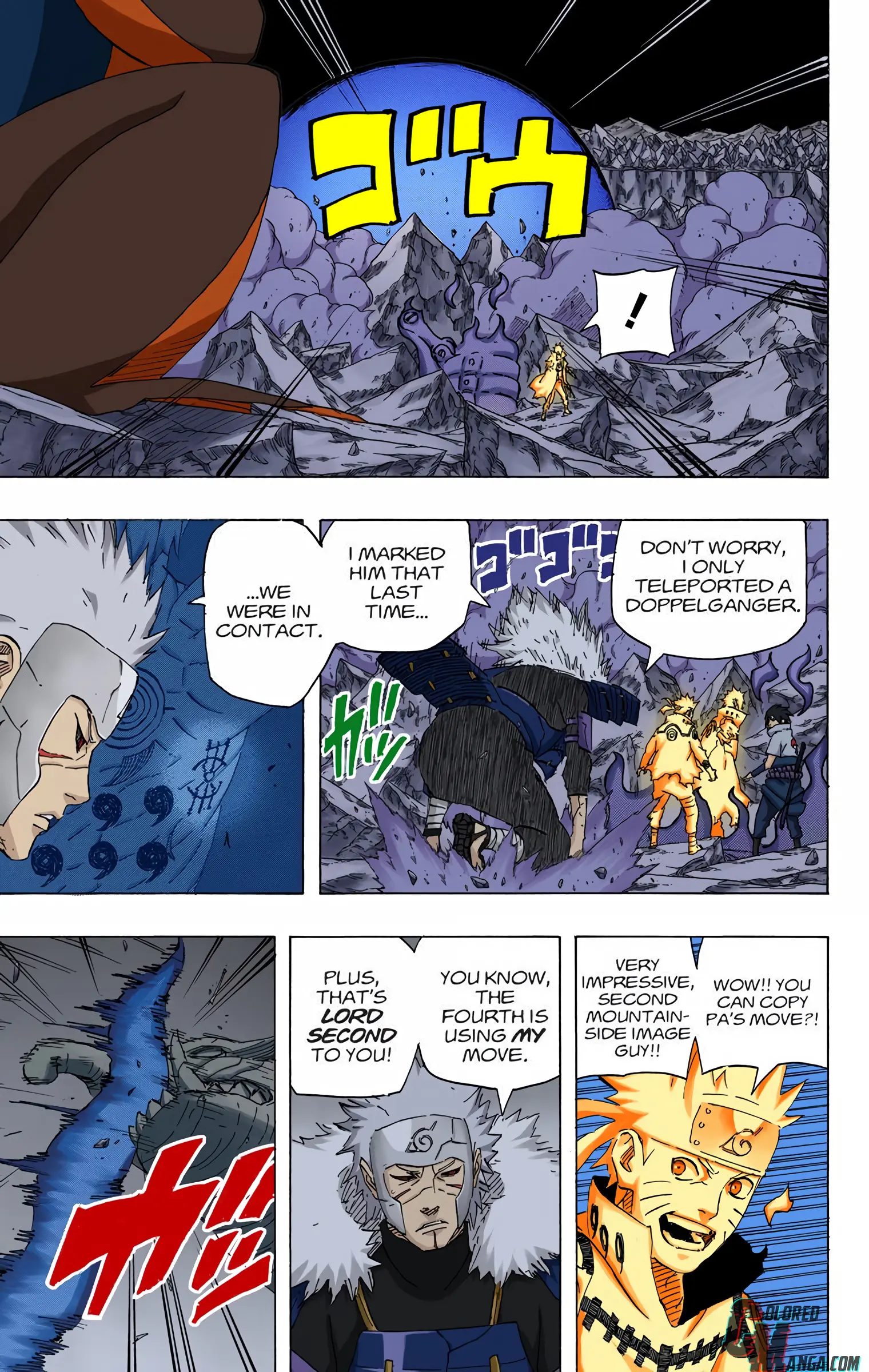 Naruto Colored Manga Online, chapter 641, page 3
