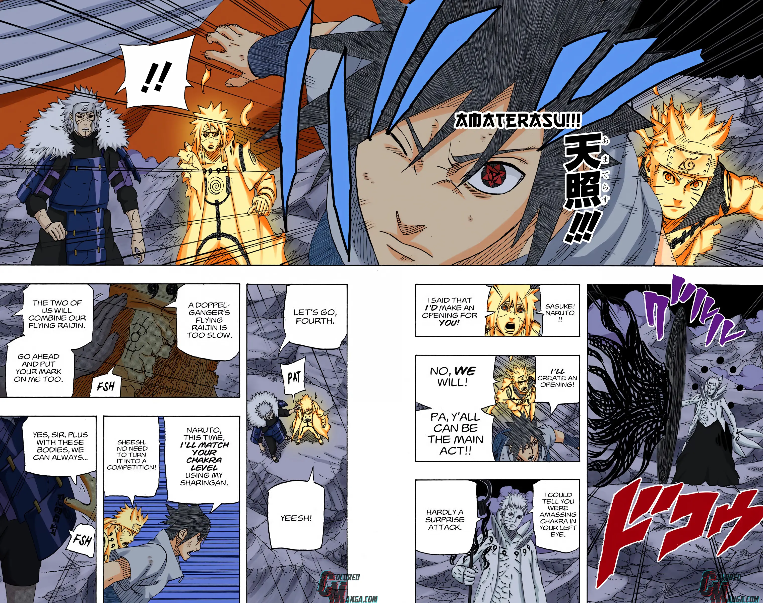 Naruto Colored Manga Online, chapter 641, page 8